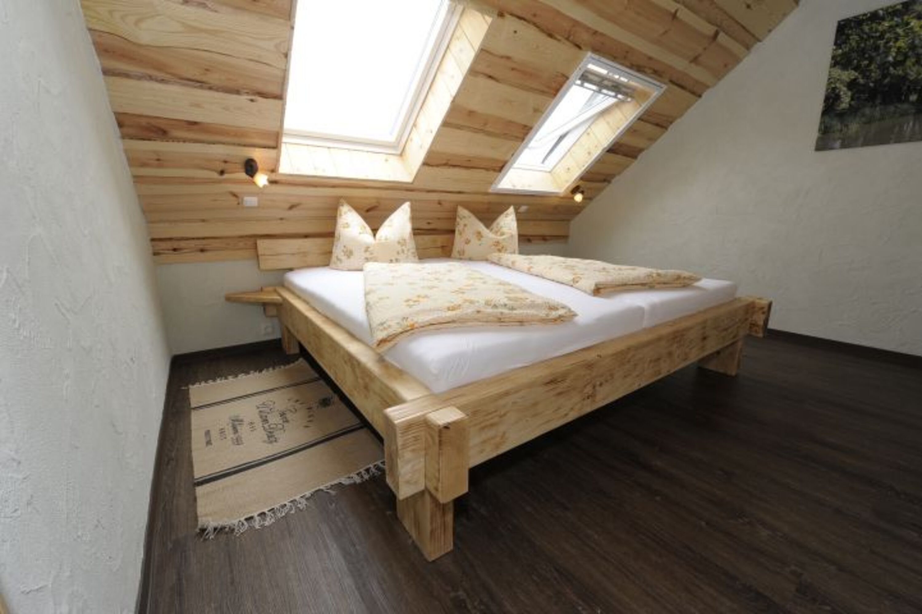 Schlafzimmer mit 1 Doppelbett