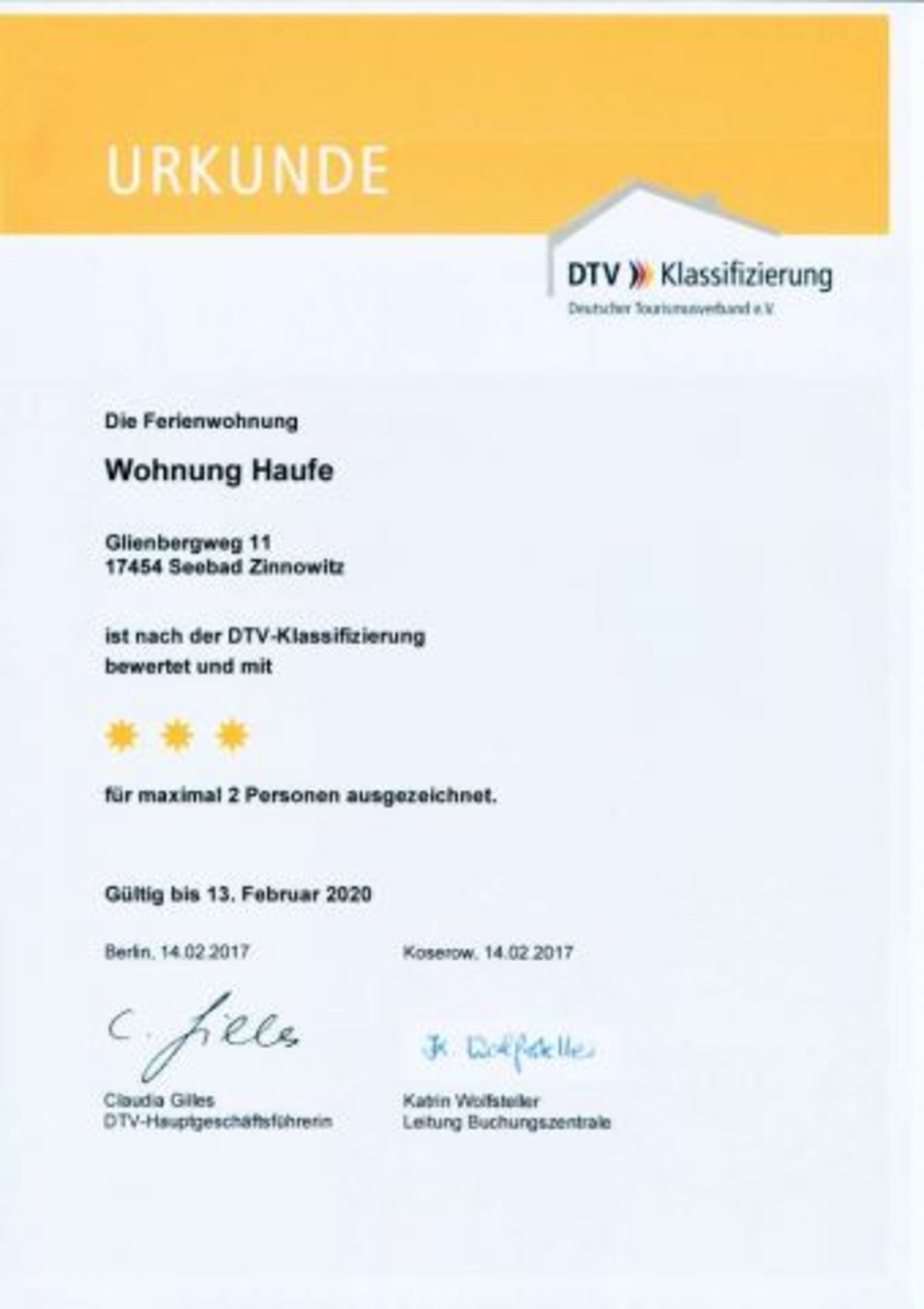 DTV Klassifizierung