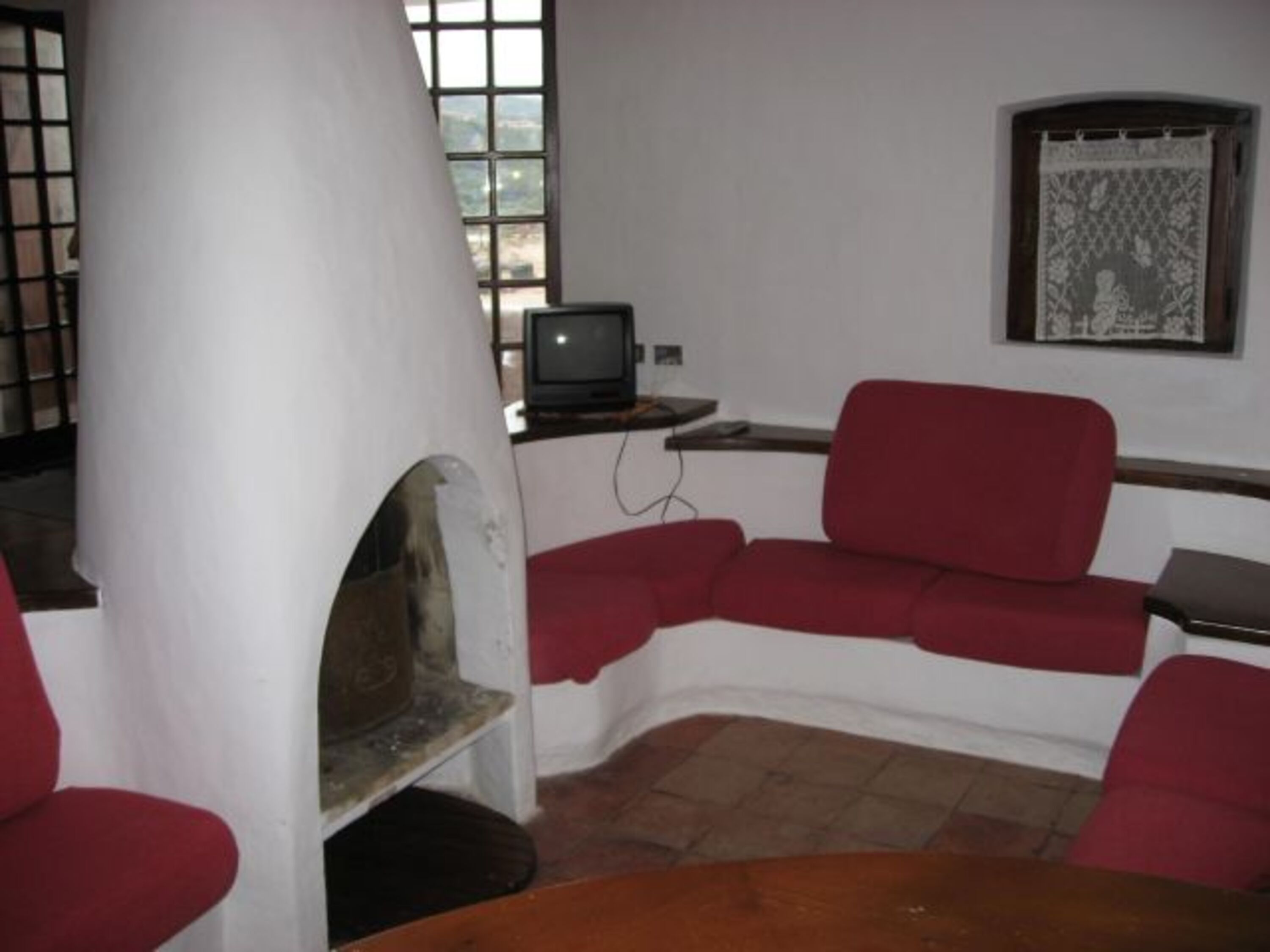 Sitzecke mit Kamin