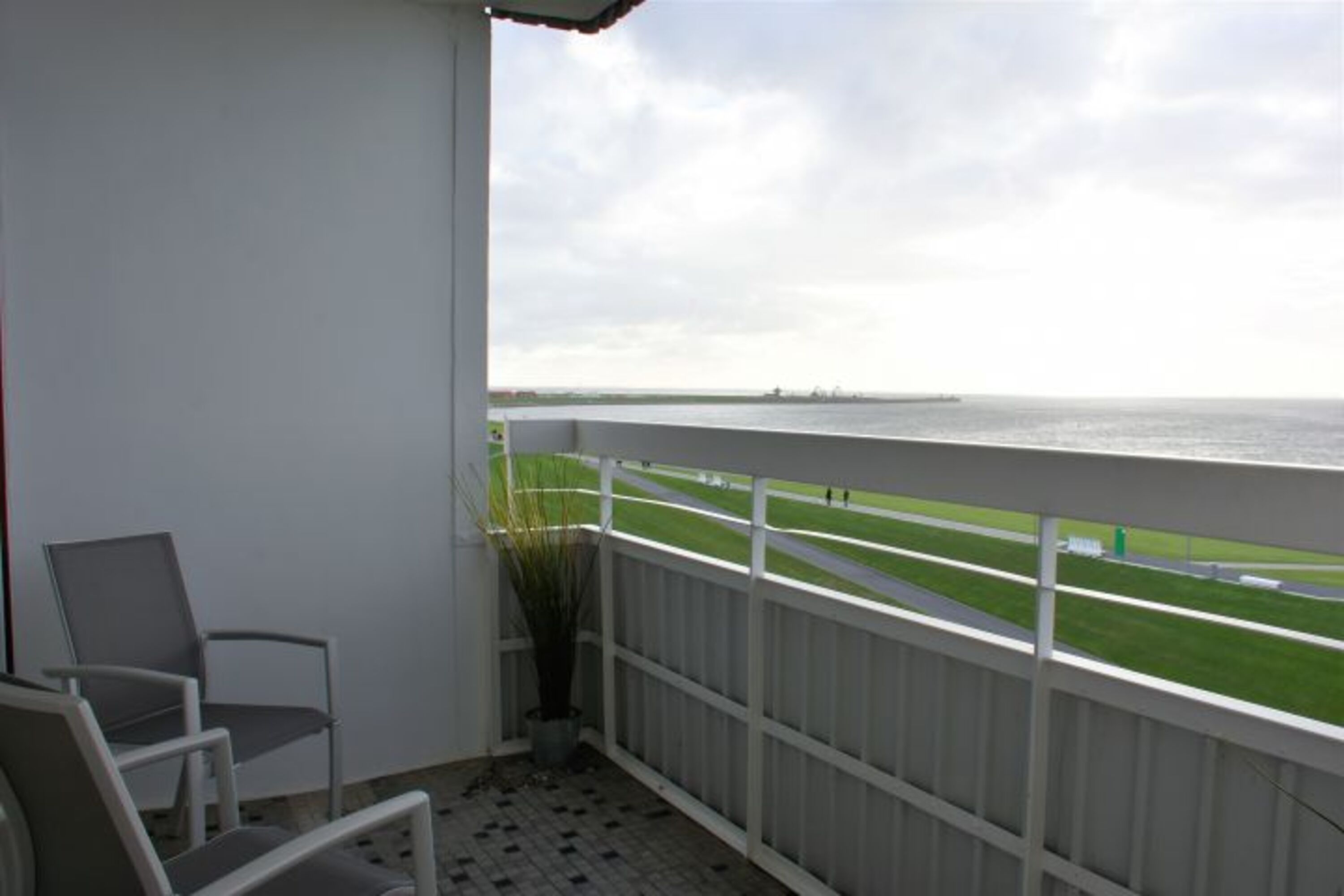 Möblierter Balkon