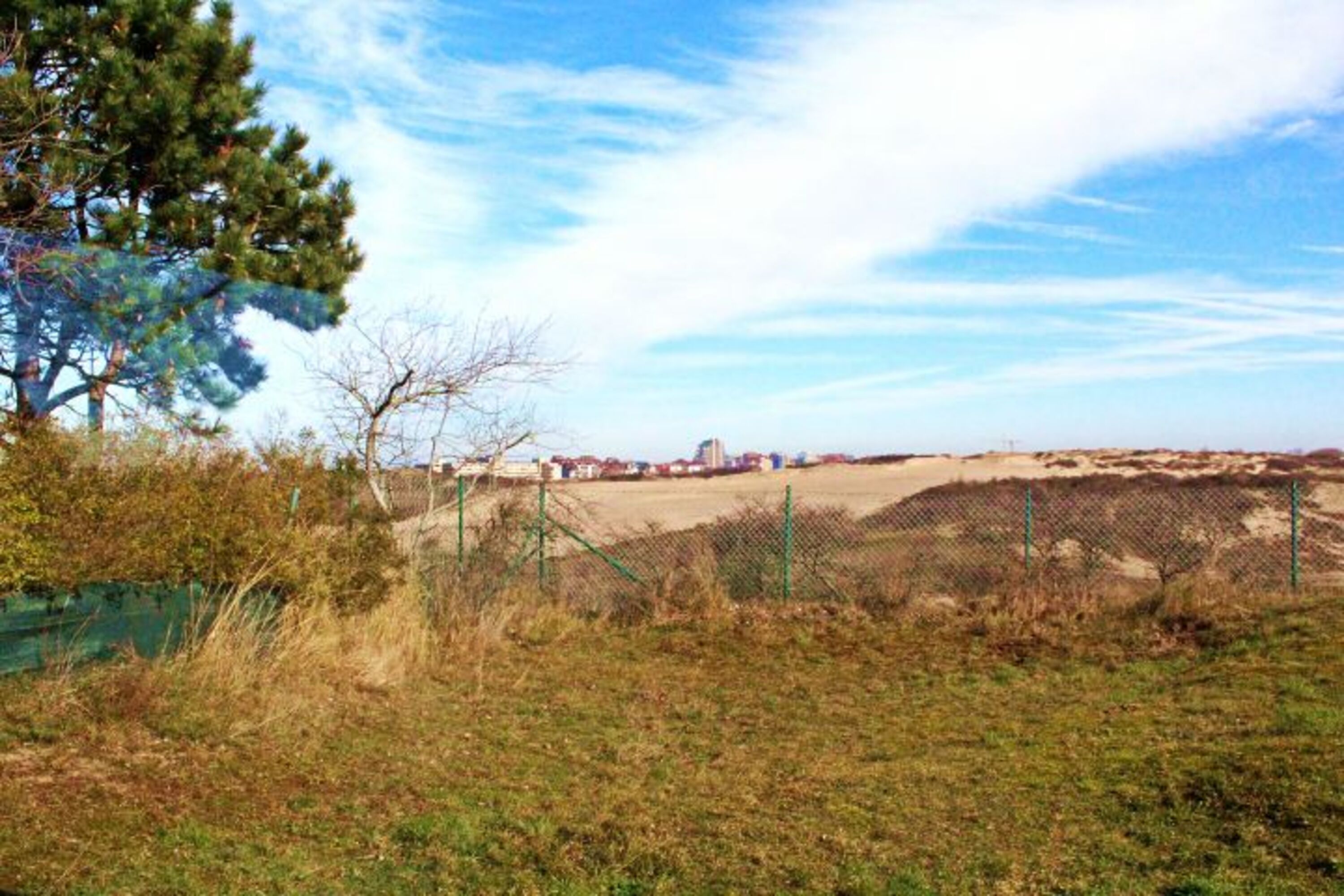 Ausblick vom Garten links Meer 