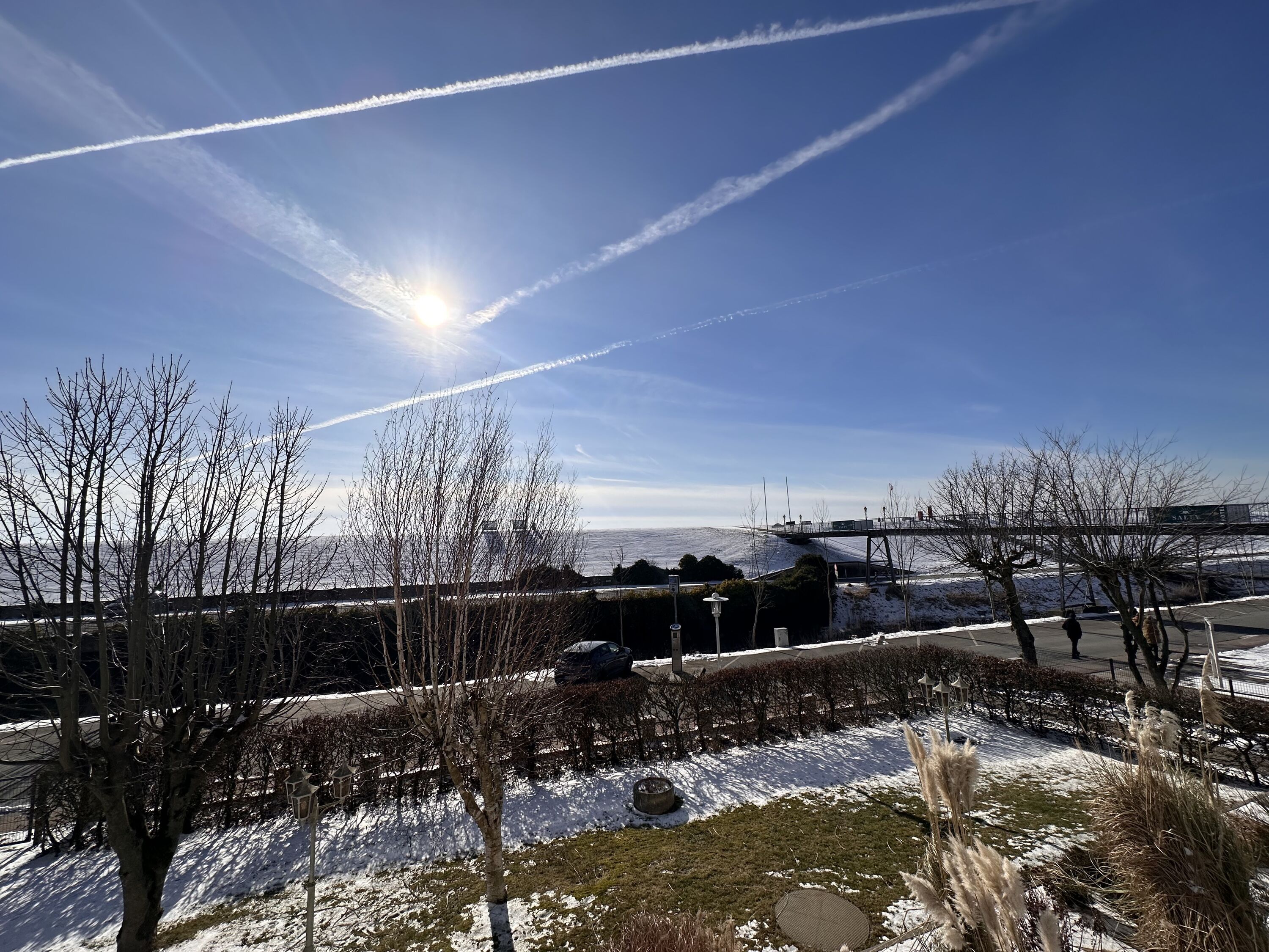 Blick vom Balkon