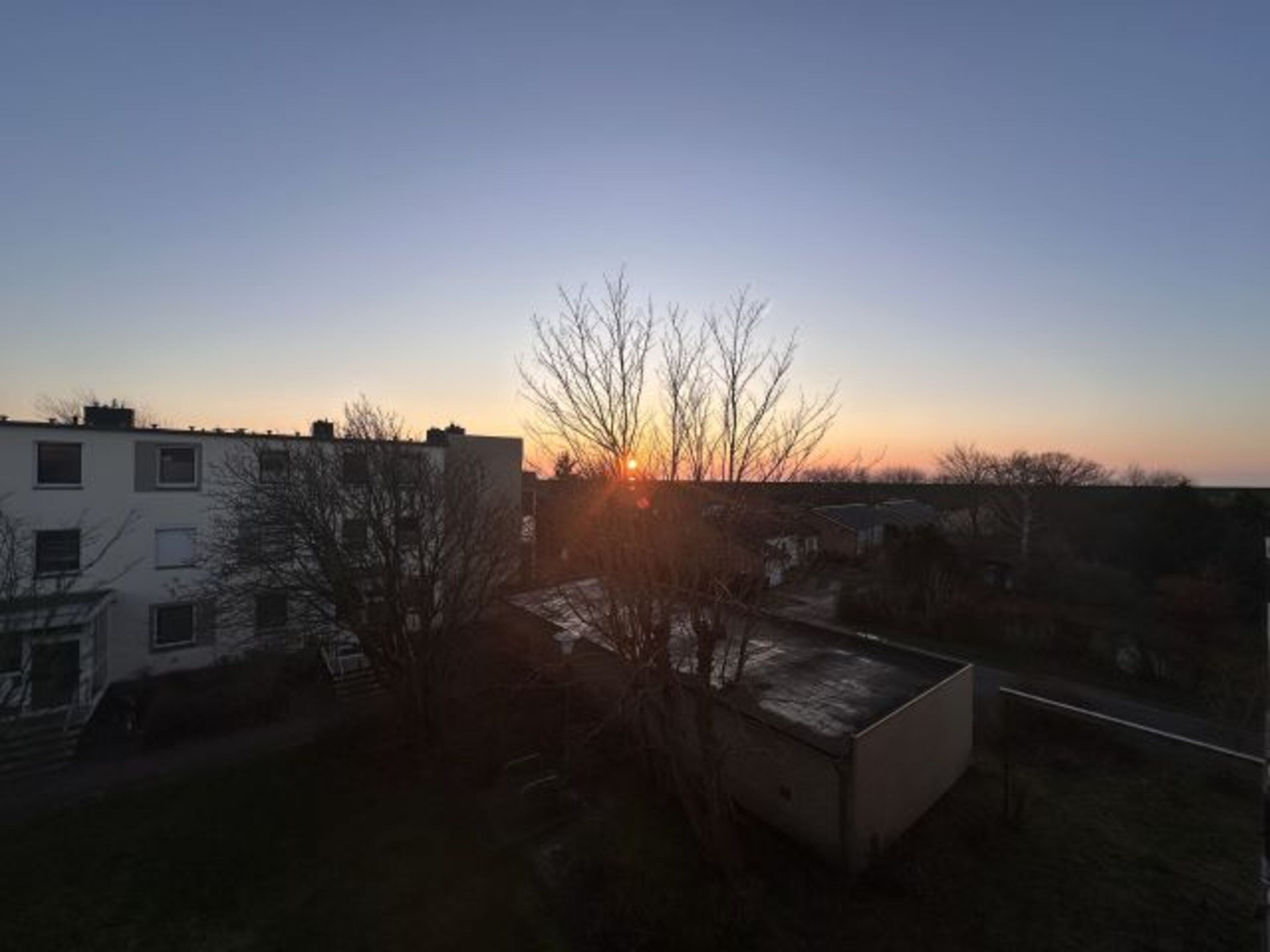 Blick vom Balkon