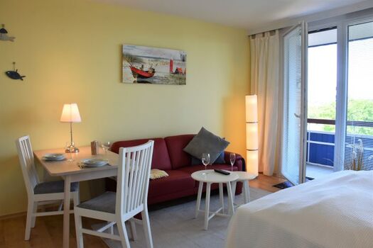 Sitzbereich Wohn/Schlafzimmer