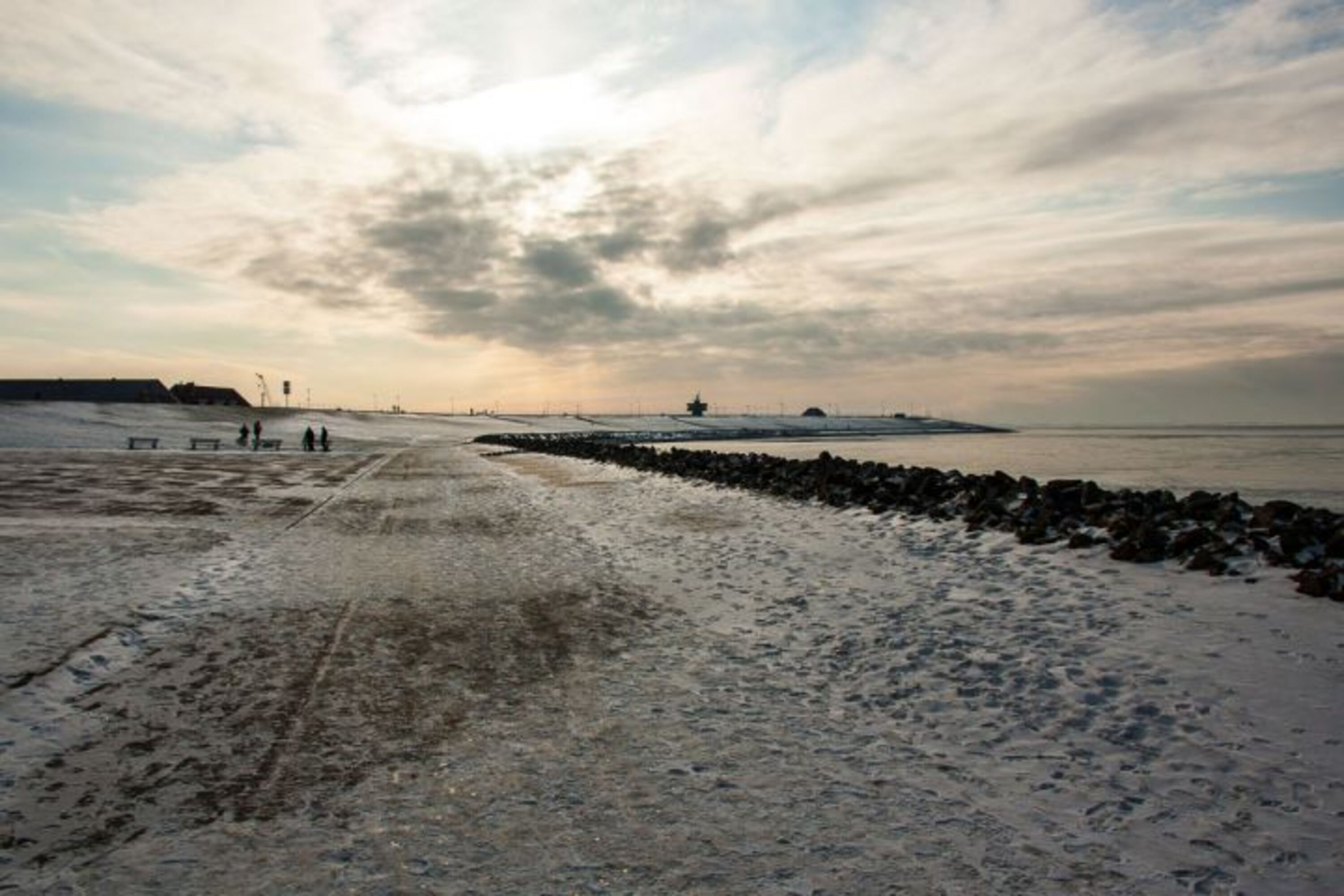 Der Strand im Winter