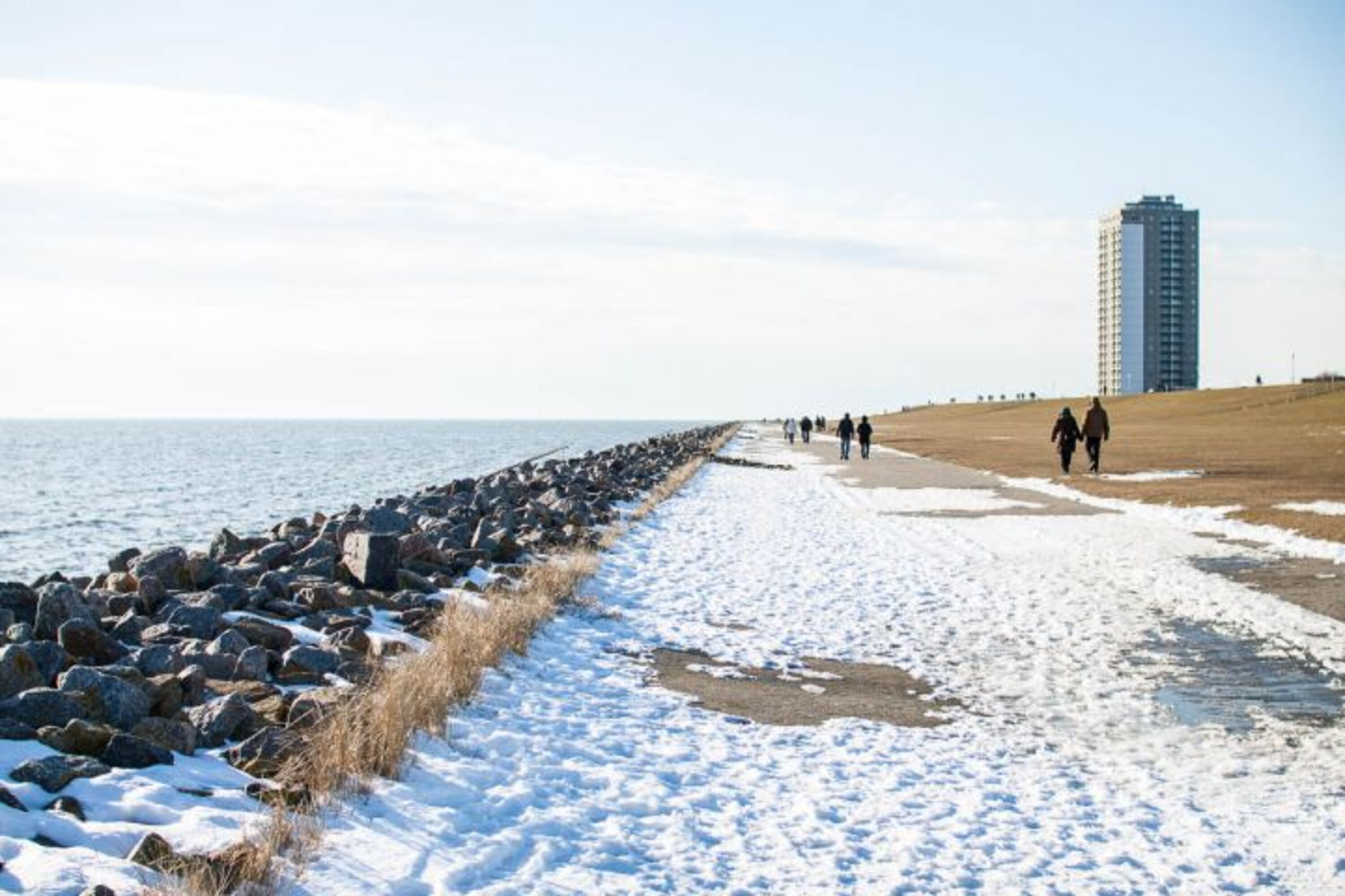 Der Strand im Winter