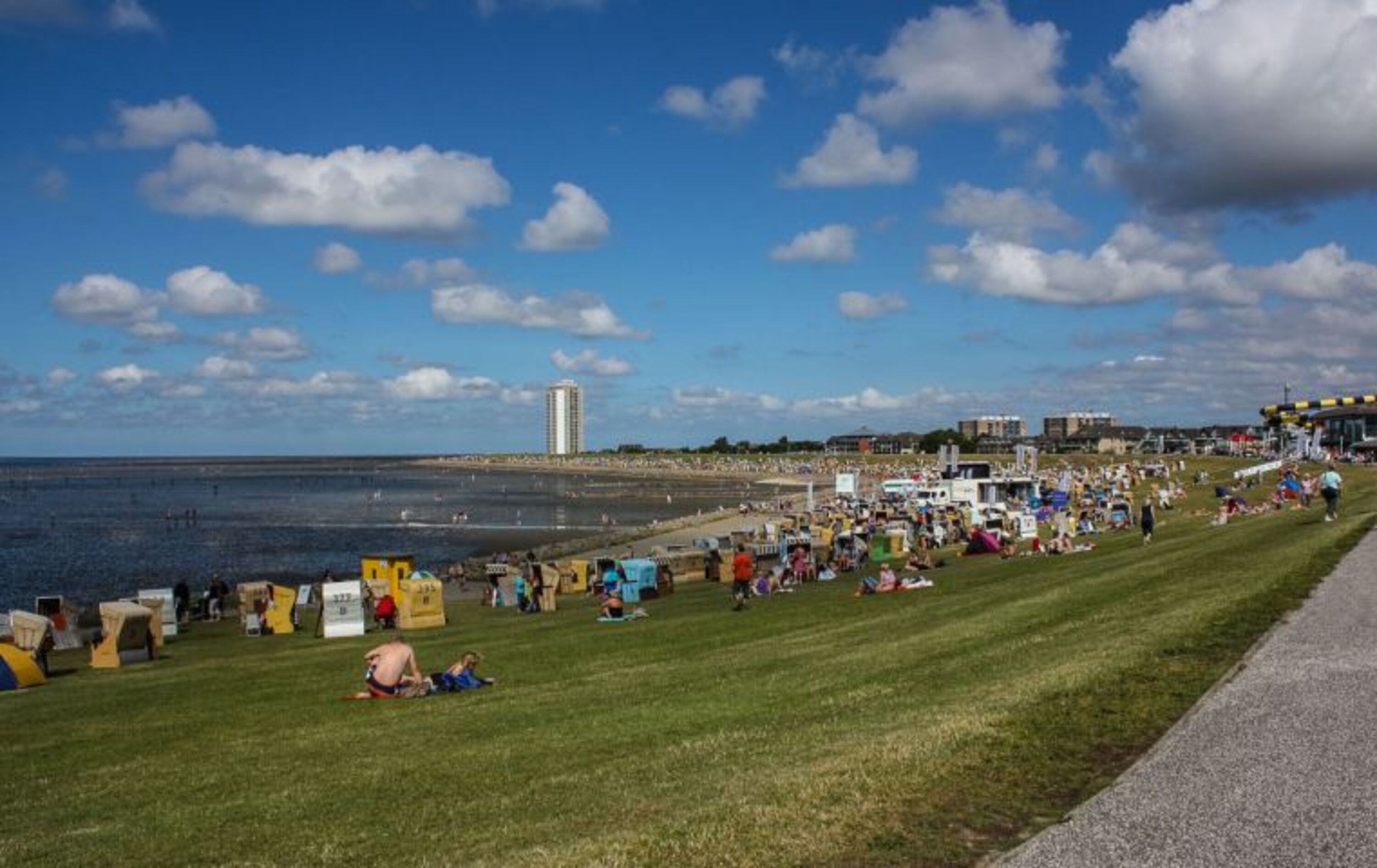 Hauptstrand in Büsum