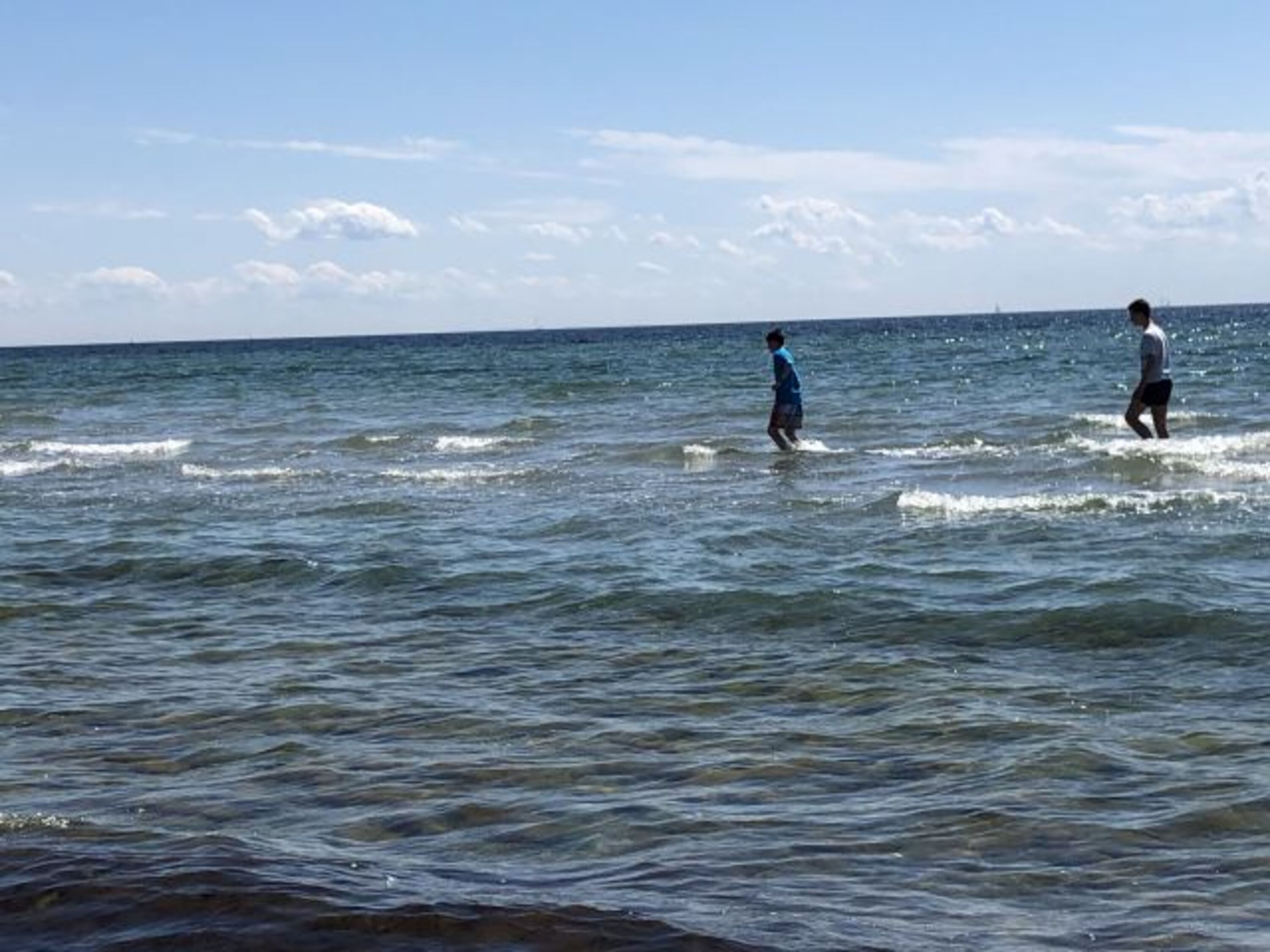 Die Ostsee ist für Kinder ideal flach