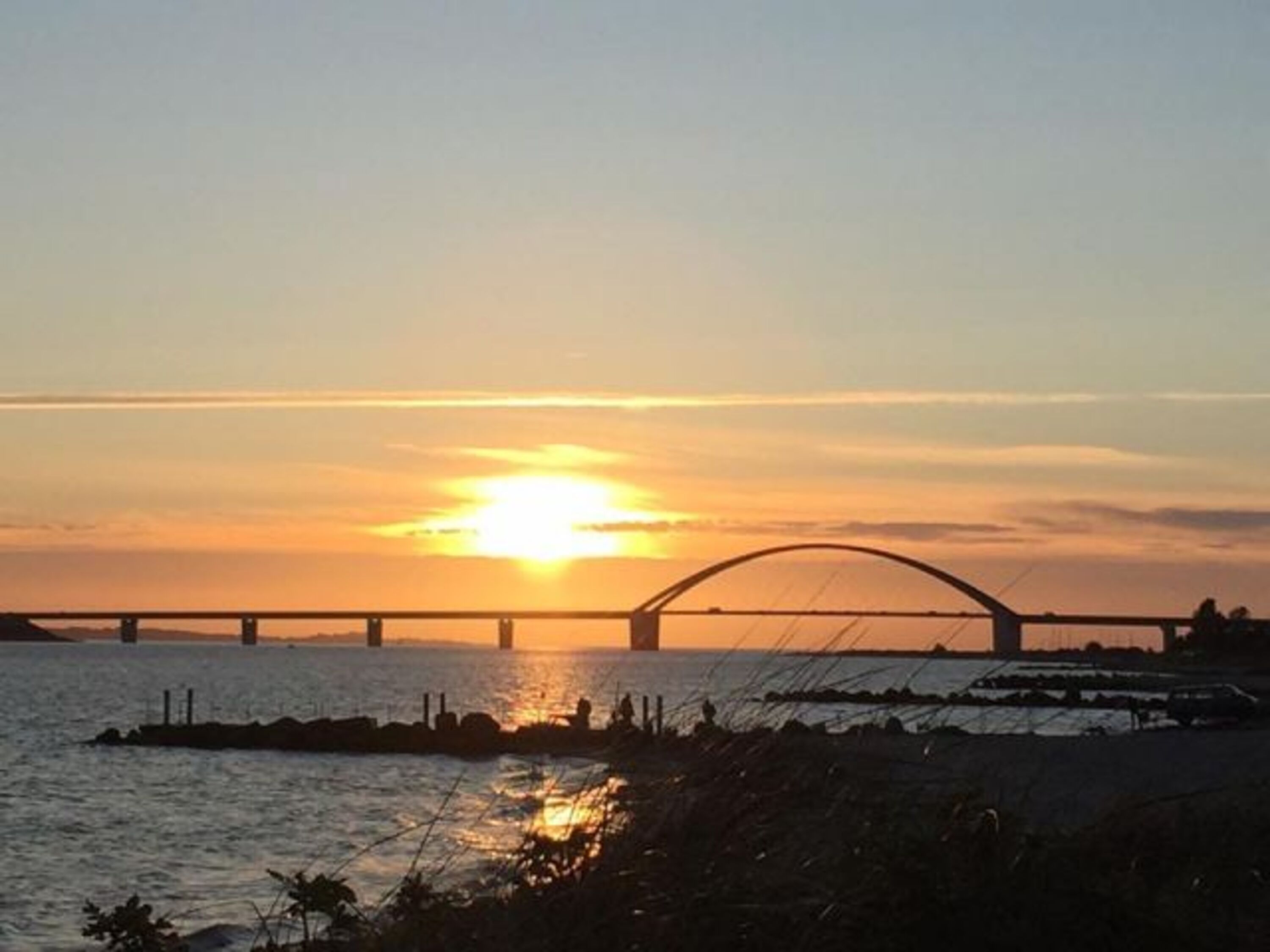 Sonnenuntergang Fehmarnsund