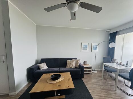 Schlafcouch im Wohnzimmer