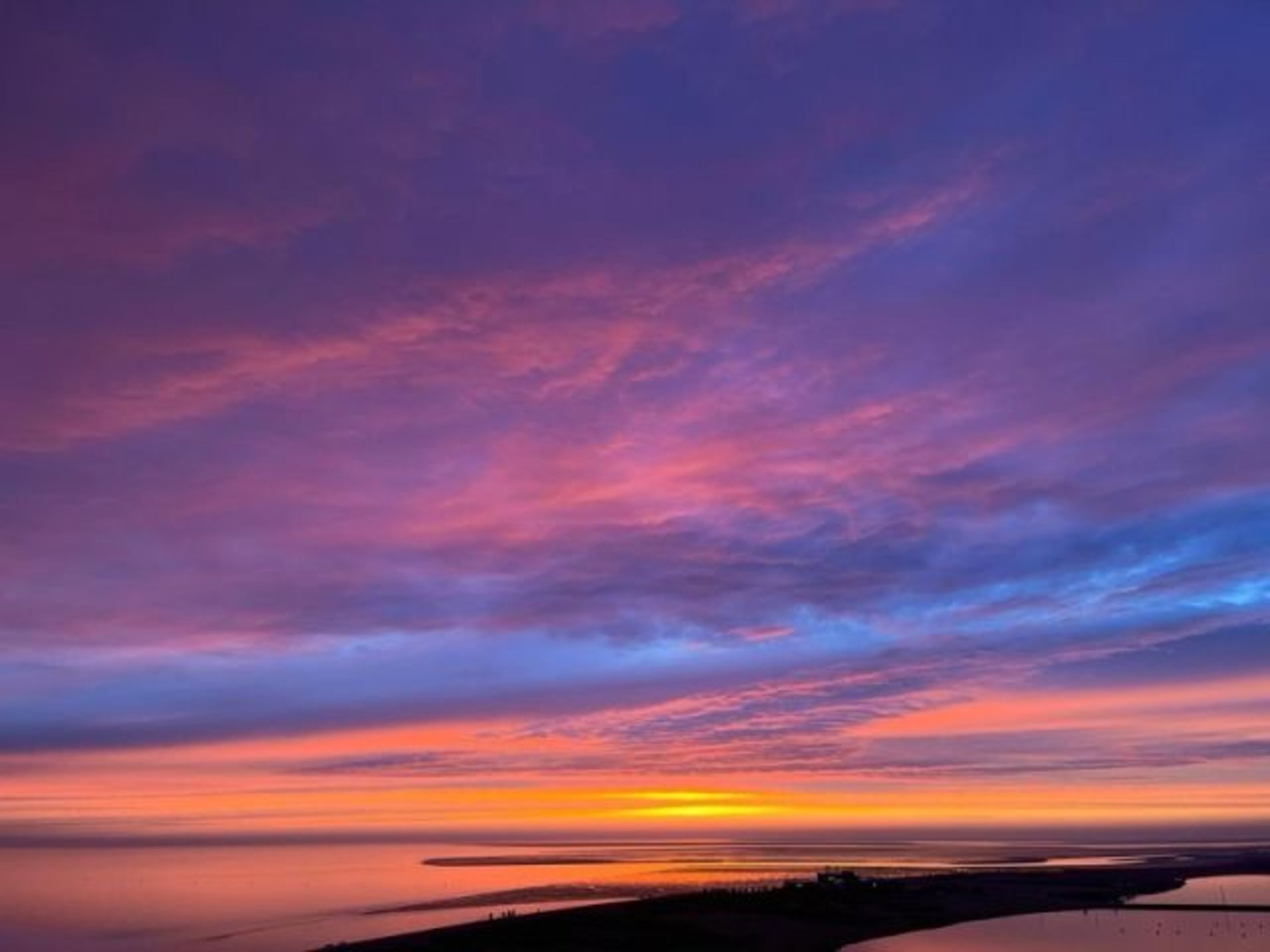 Sonnenuntergang genießen