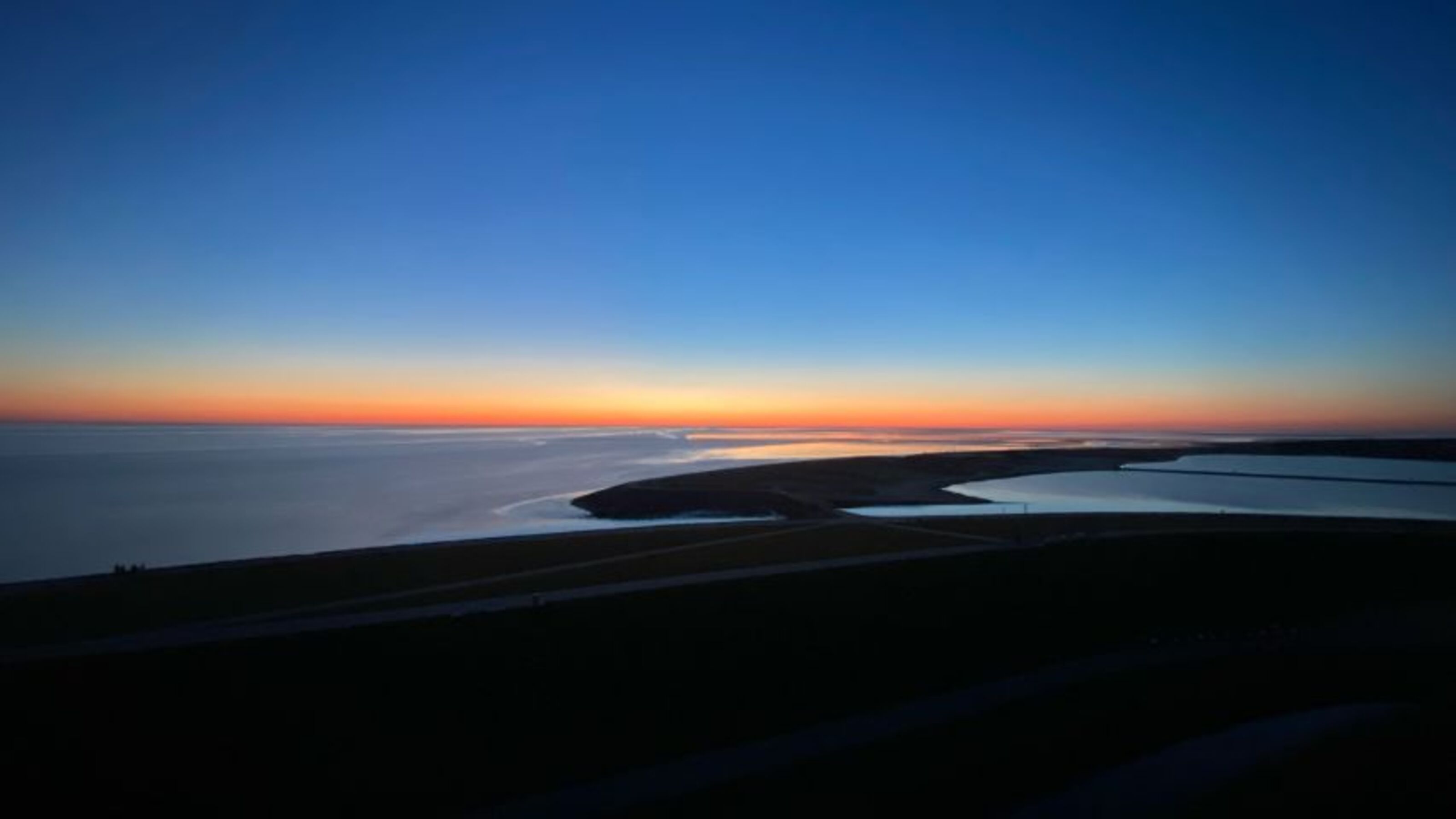 Sonnenuntergang in der Lagune