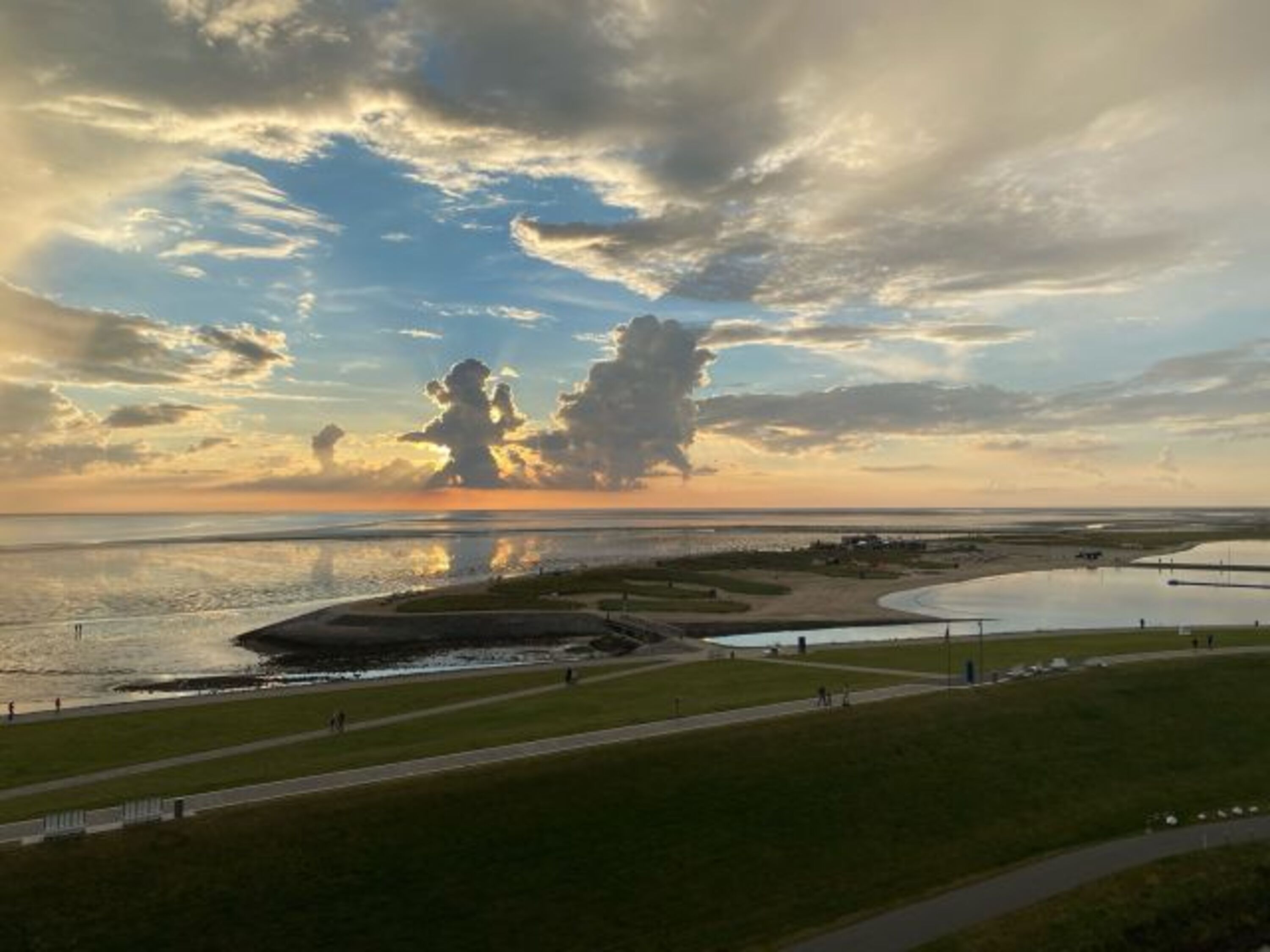 Ausblick auf Perlebucht