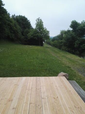 Ausblick von der Terrasse