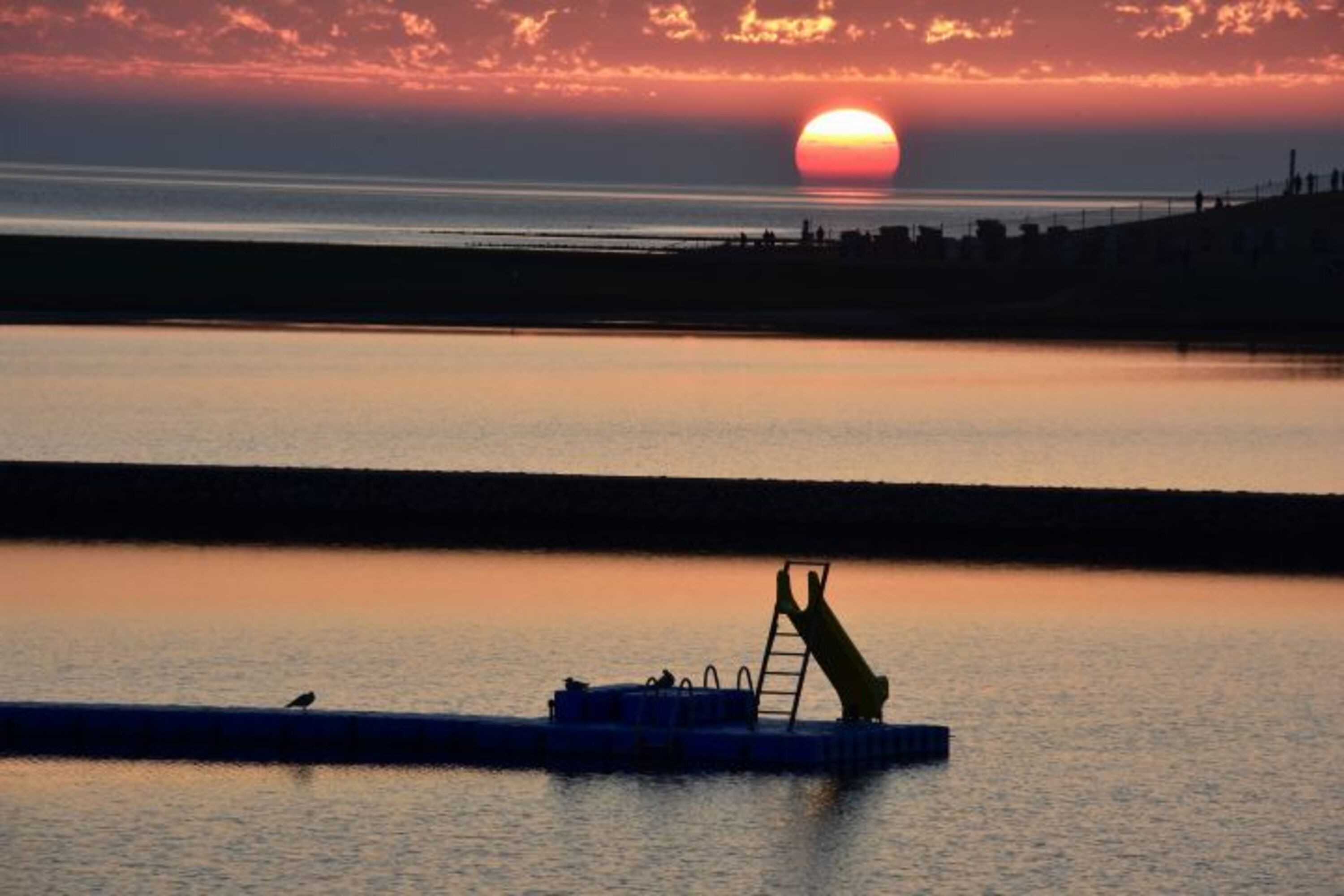 Sonnenuntergang in der Lagune