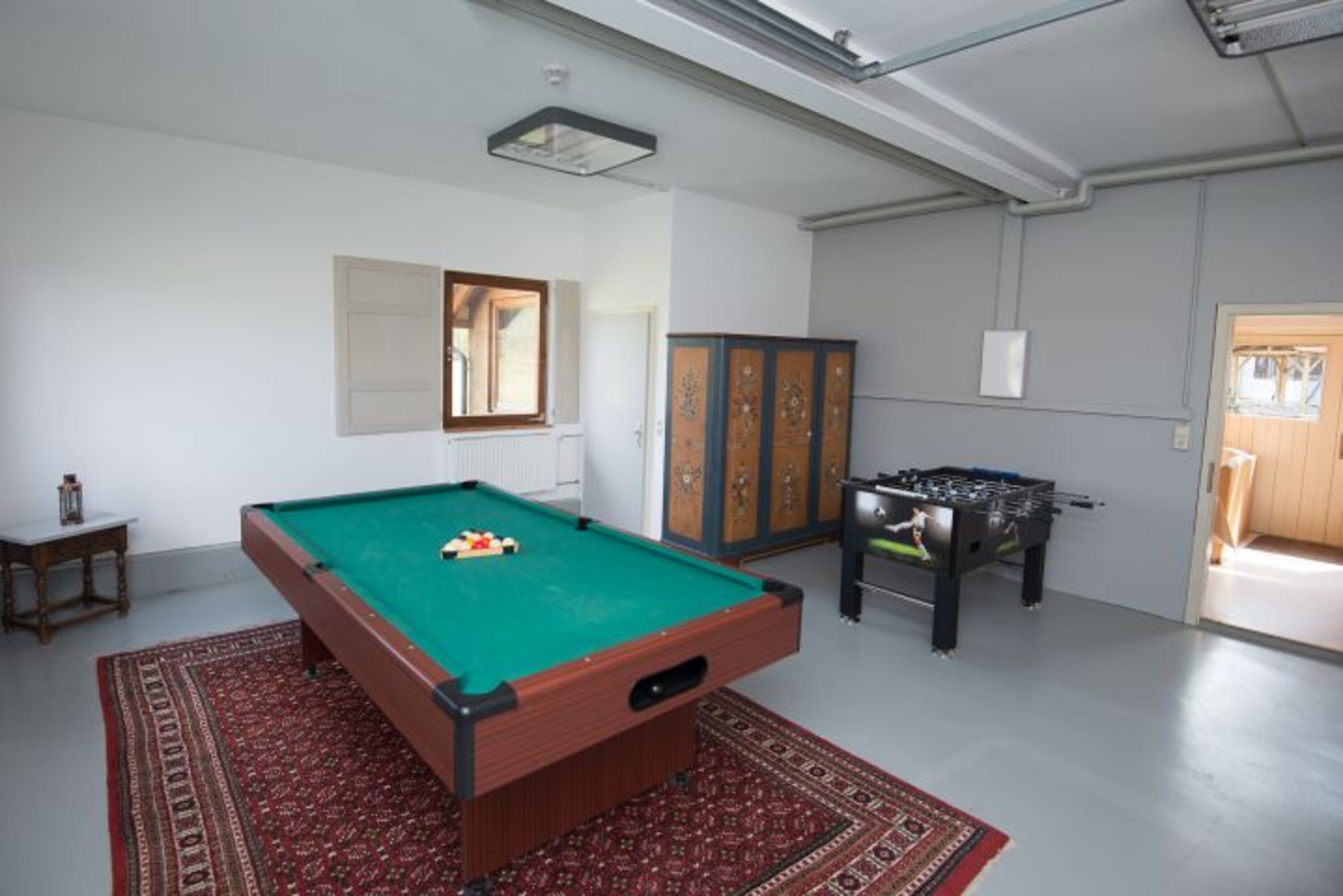Billard und Tischkicker