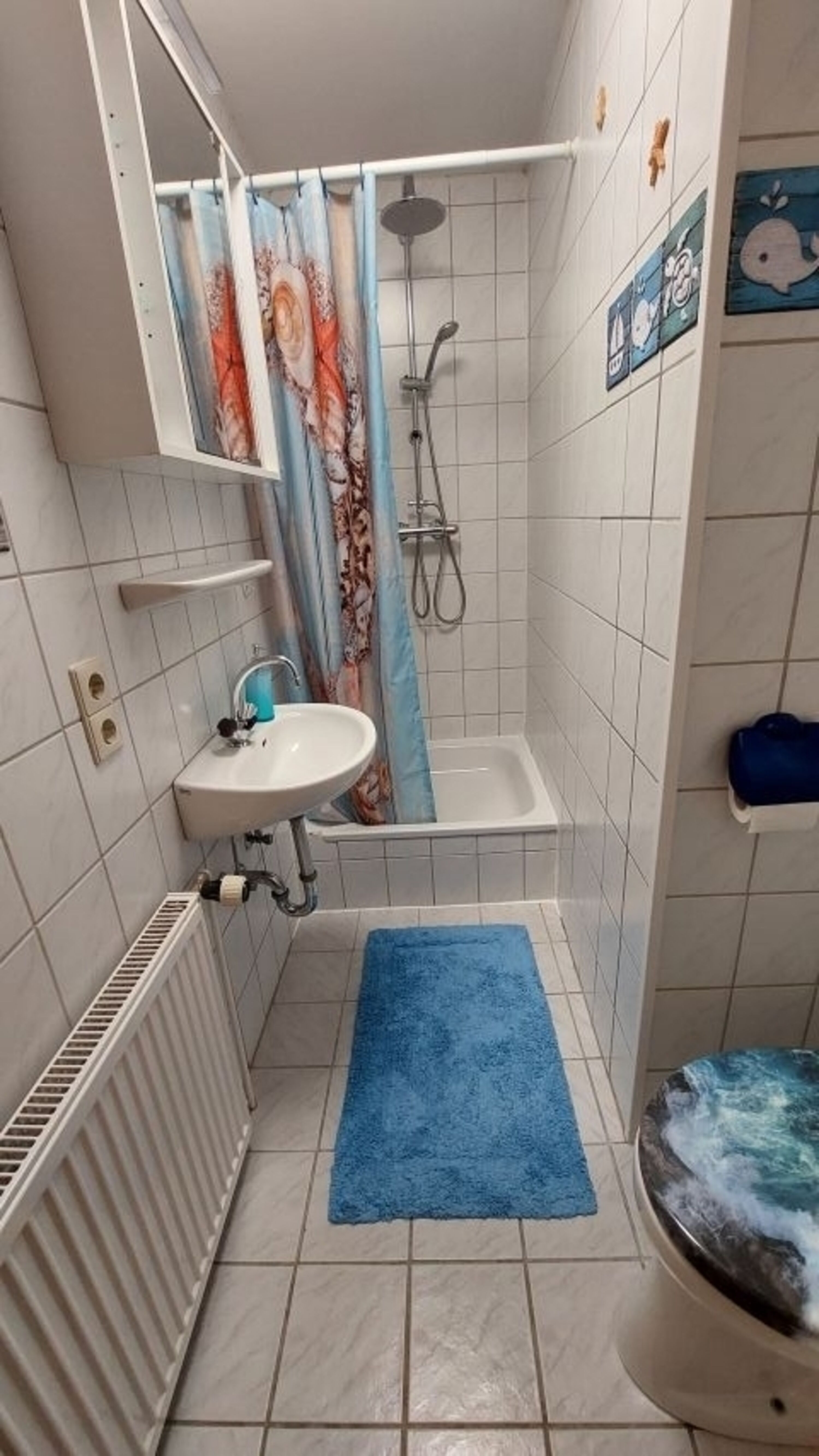 Dusche und WC