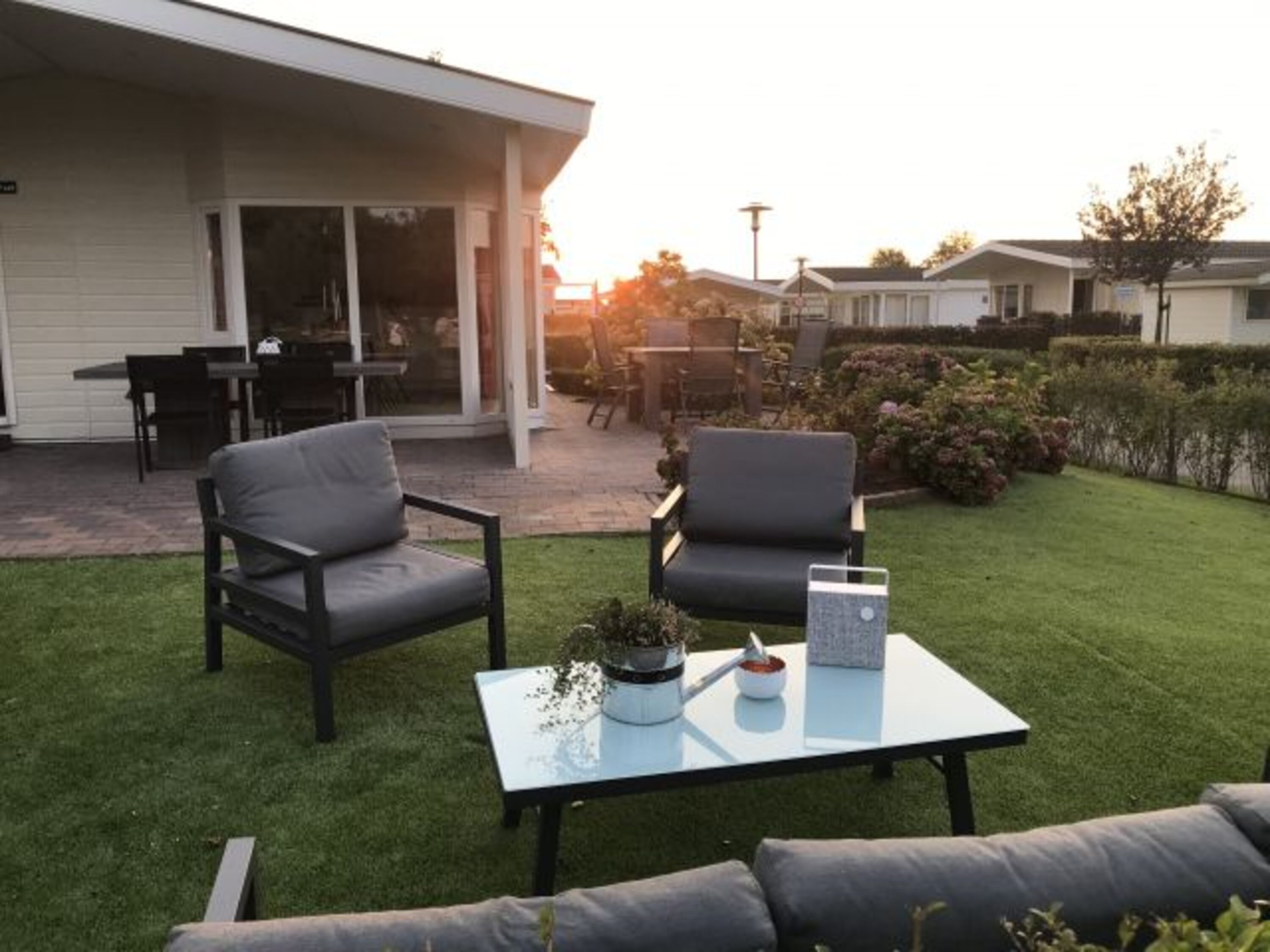 Abendstimmung in der Lounge-Ecke