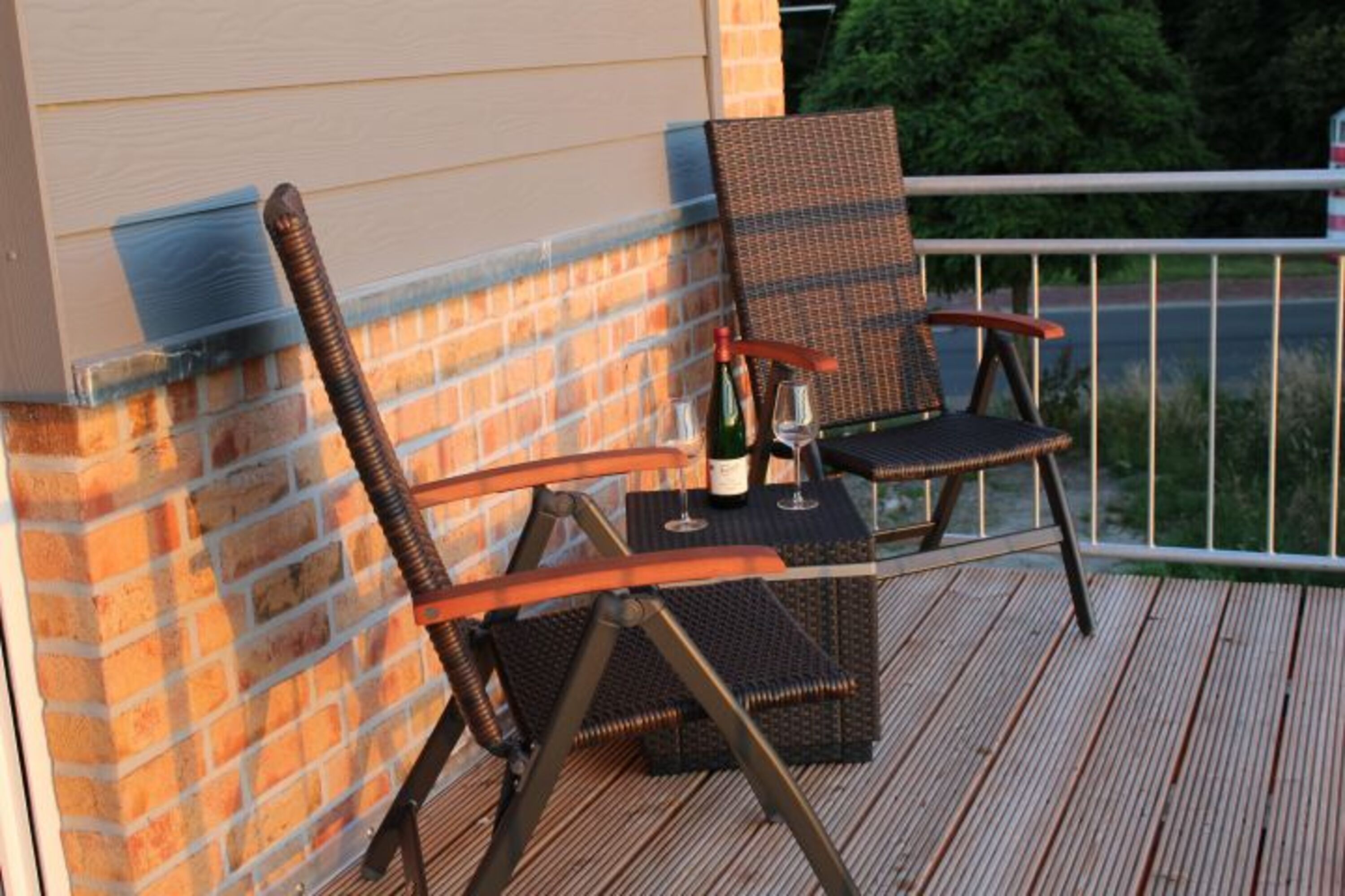 Entspannung auf dem Balkon