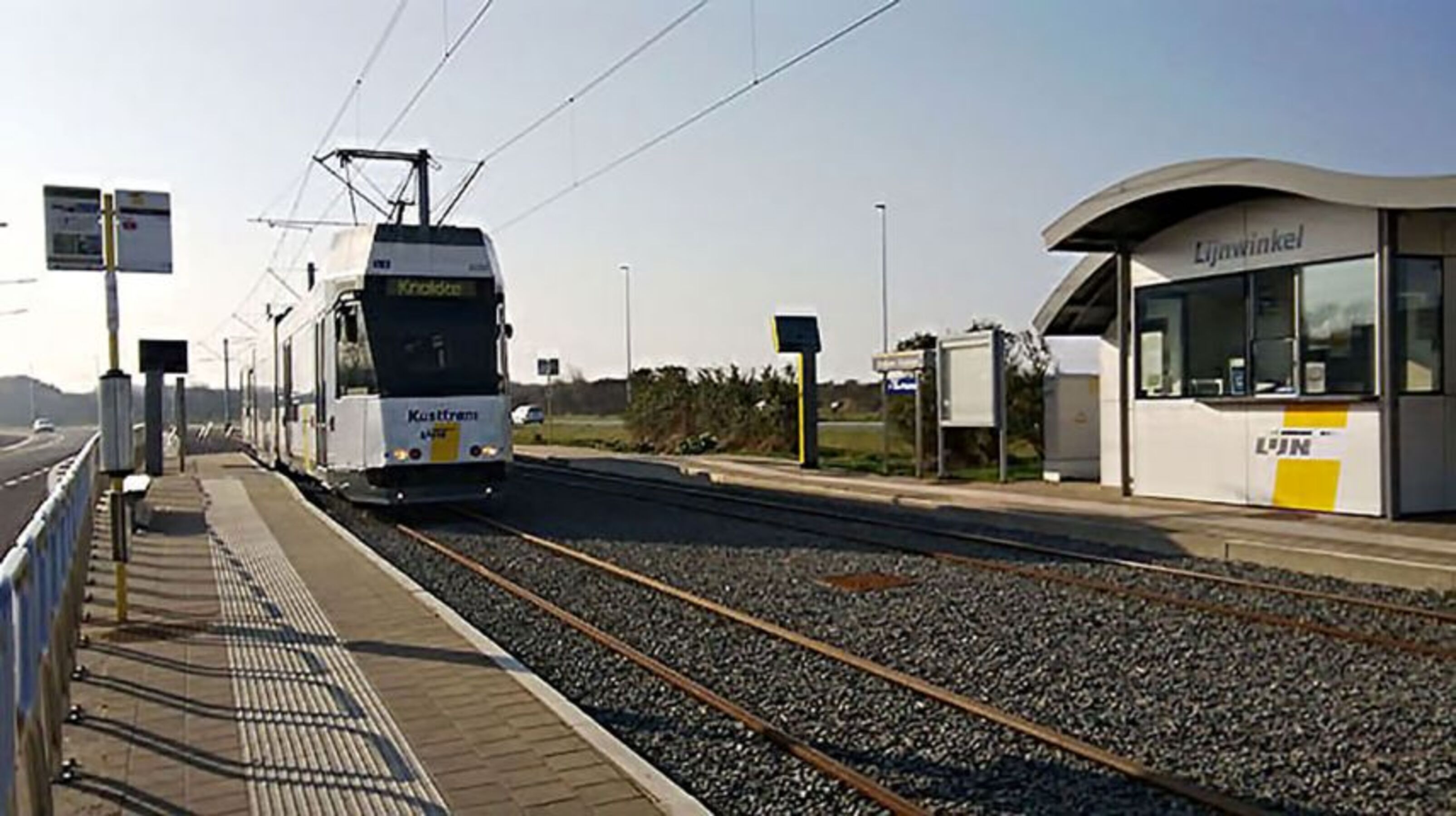 Haltestelle in De Haan - Vosseslag
