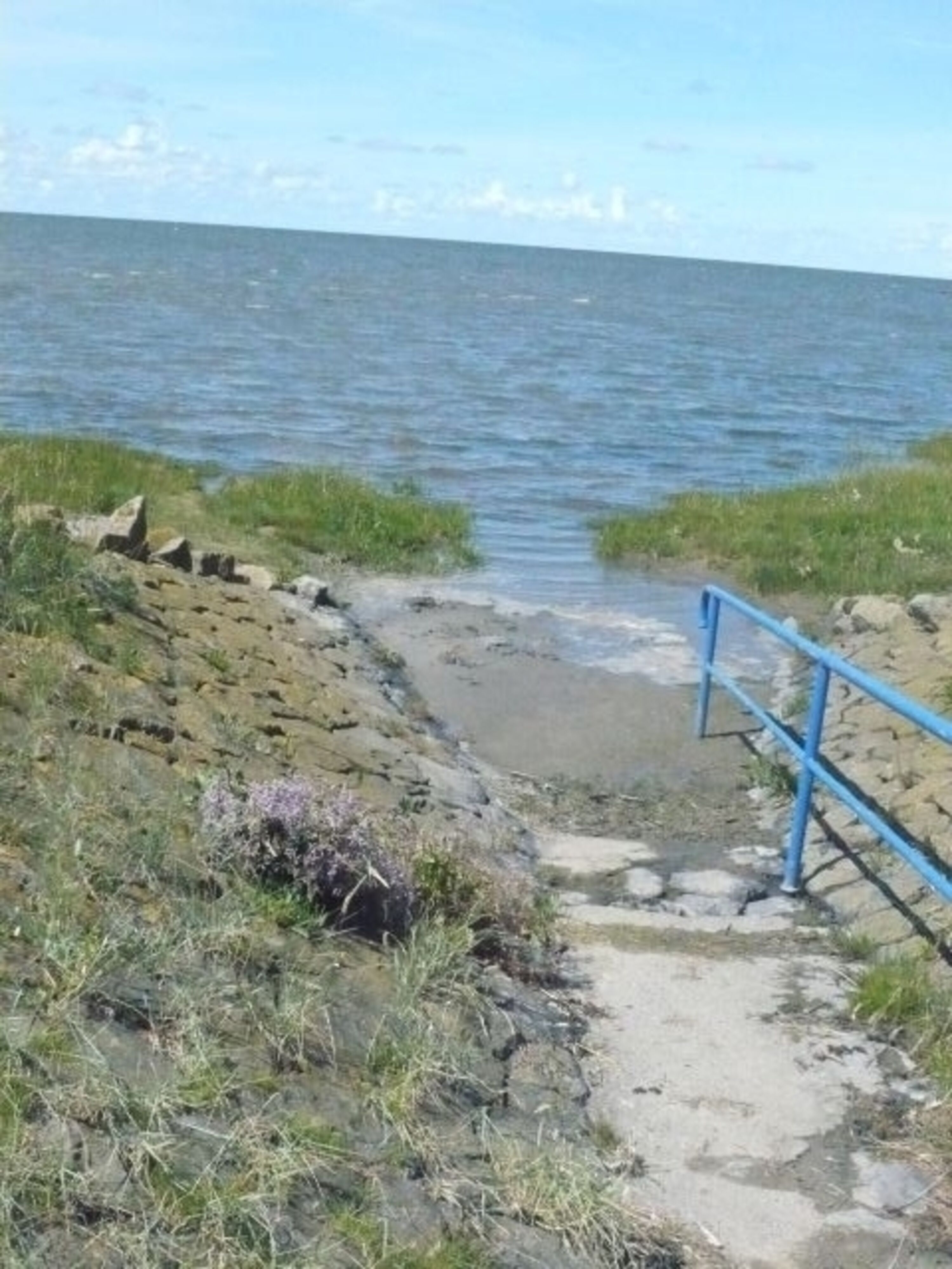 Ein Weg ins Wasser ...