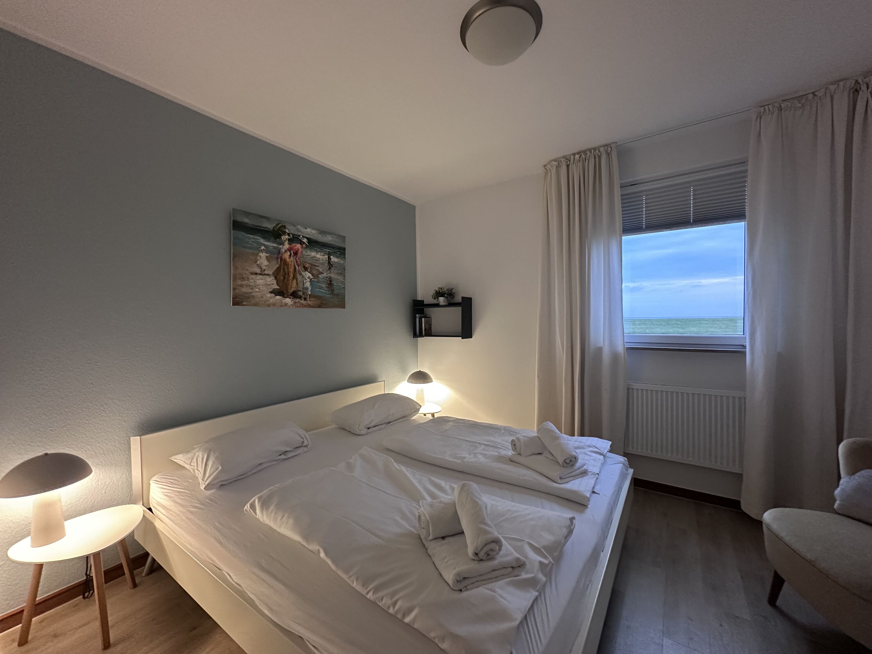 Schlafzimmer mit Dppelbett
