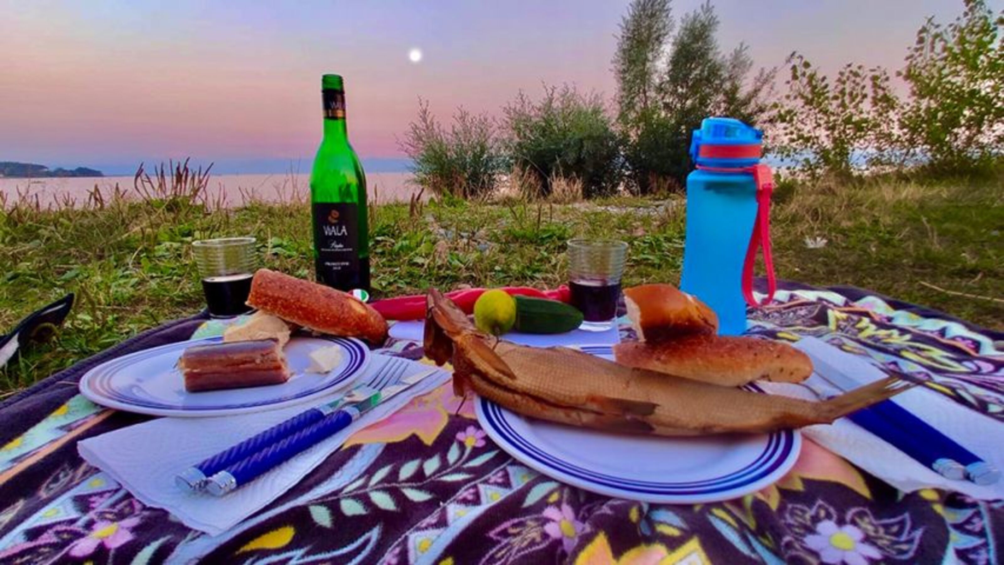 ...und -ganz spontan- ein Picknick am See (wie lecker!)