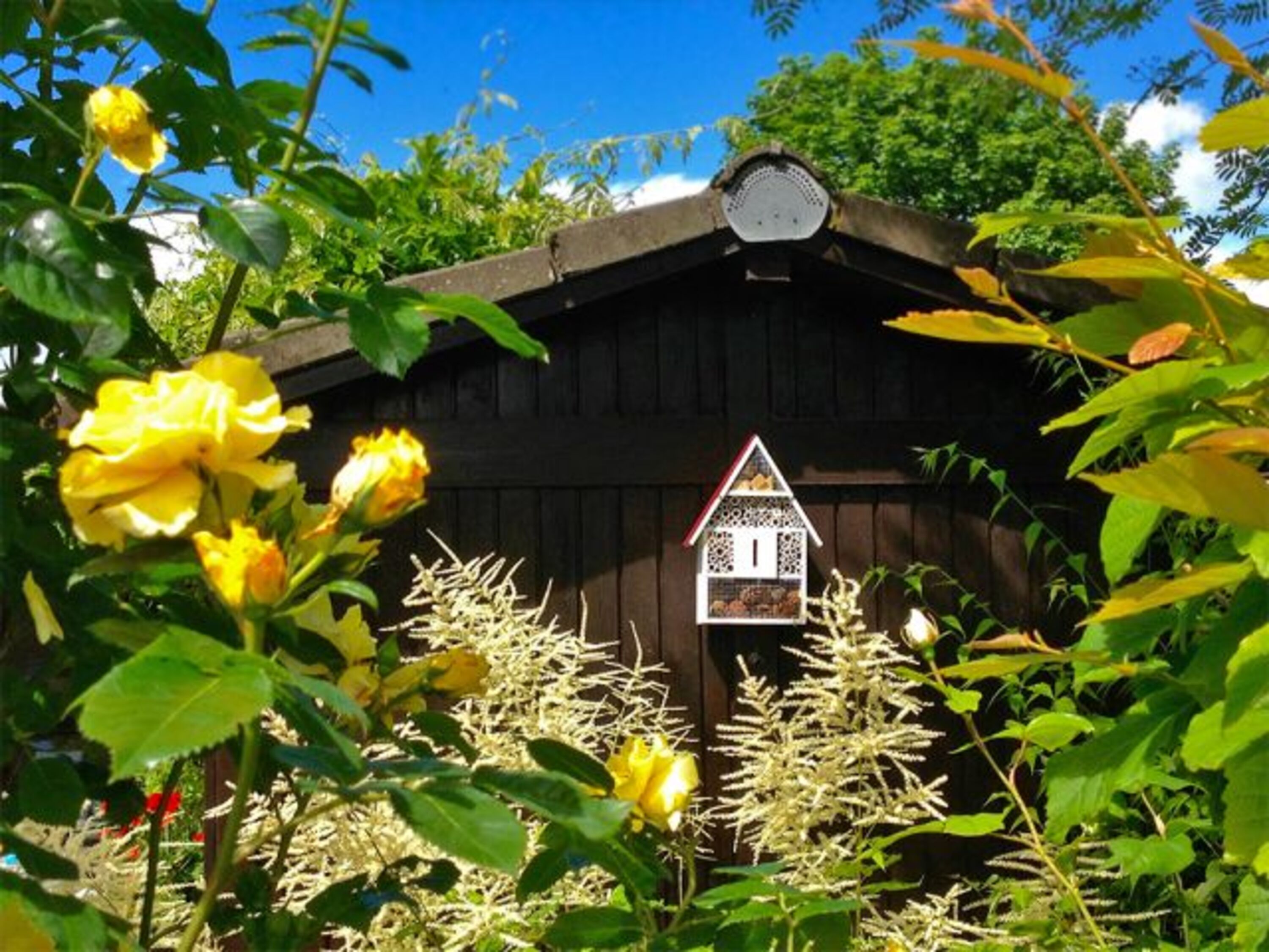 Das Bienchenhotel am Gartenhaus