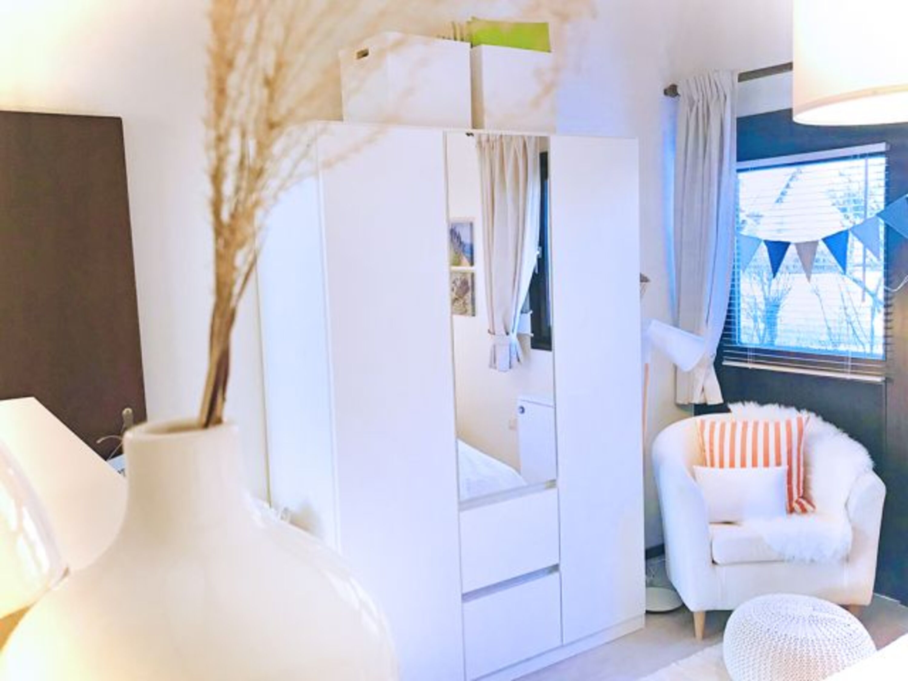 Kuscheliges Interieur im Schlafzimmer 2