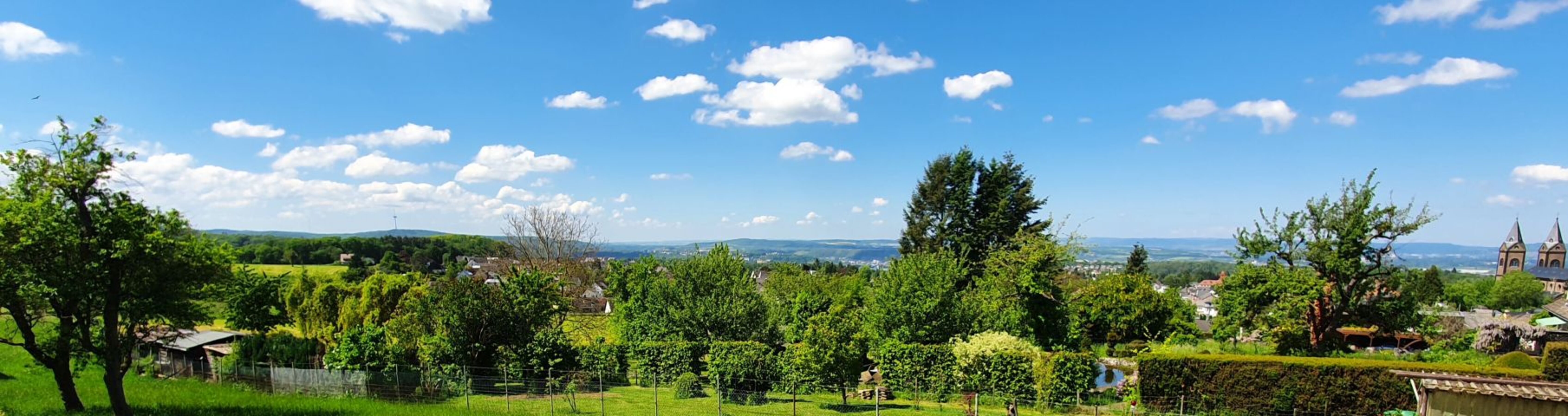 Die Aussicht von Ihrer Terrasse und dem Balkon