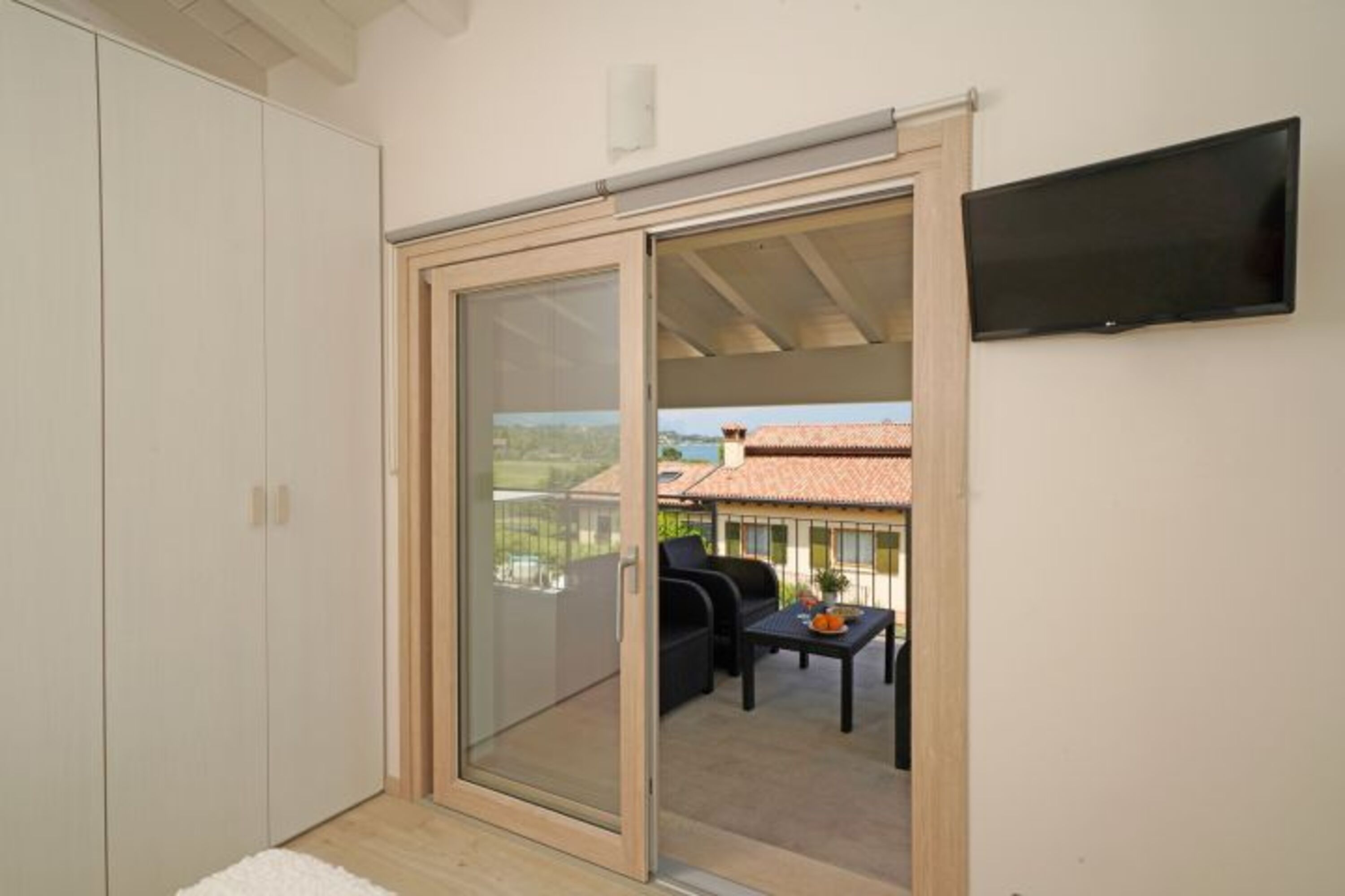 Schlafzimmer mit Terrasse