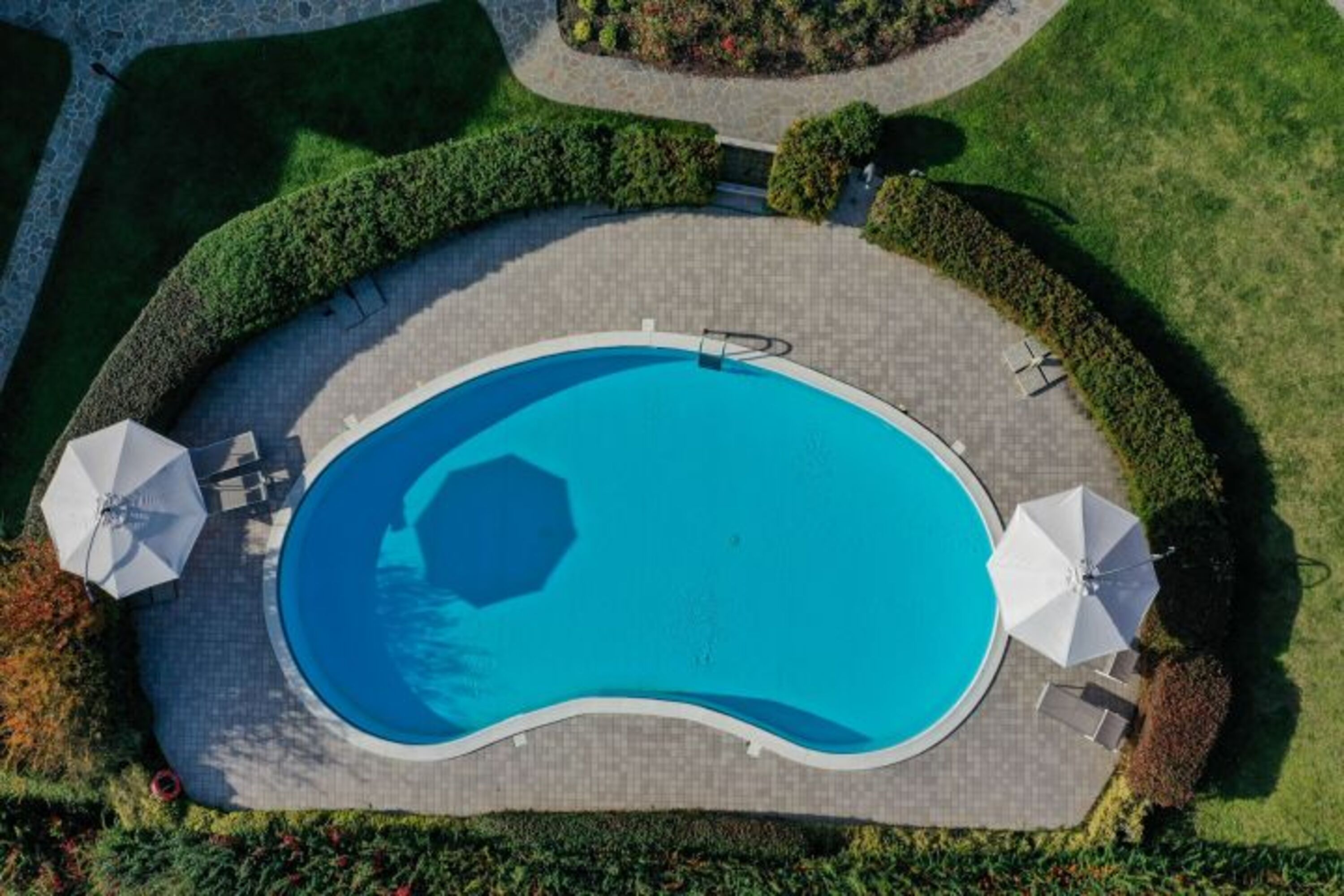 Pool von oben