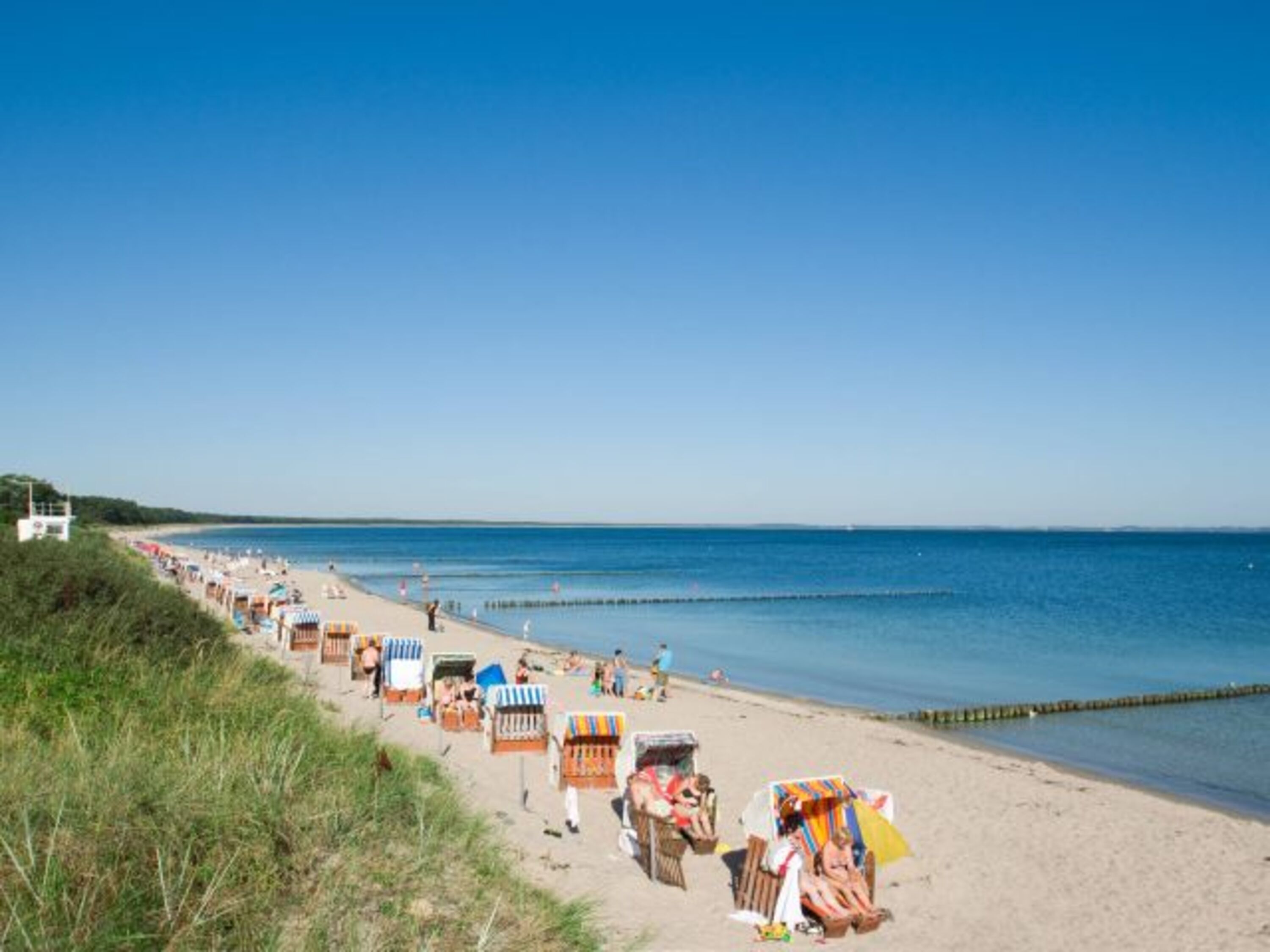 Der kilometerlange Sandstrand der Schaabe.