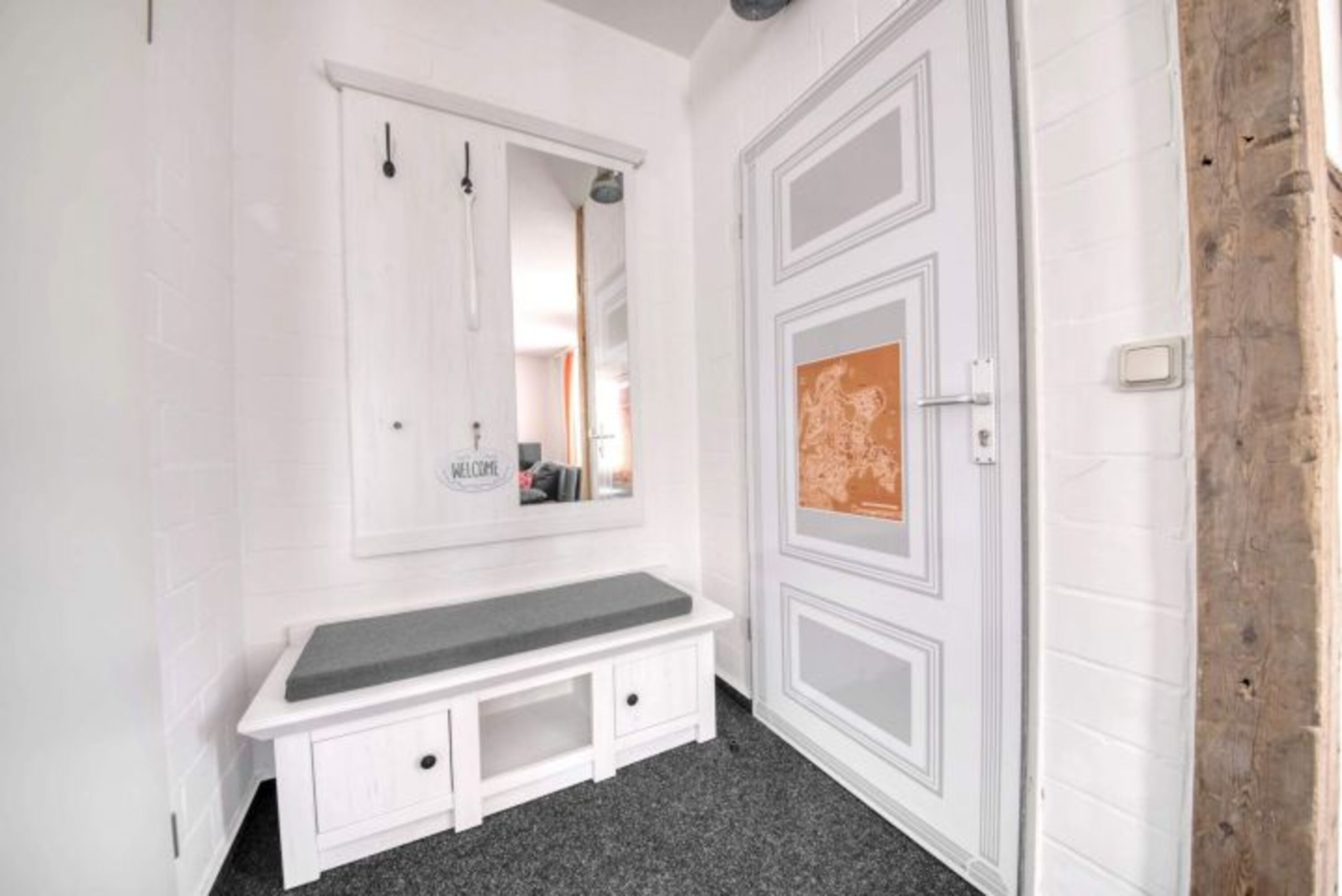 Die Garderobe unserer ferienwohnung.