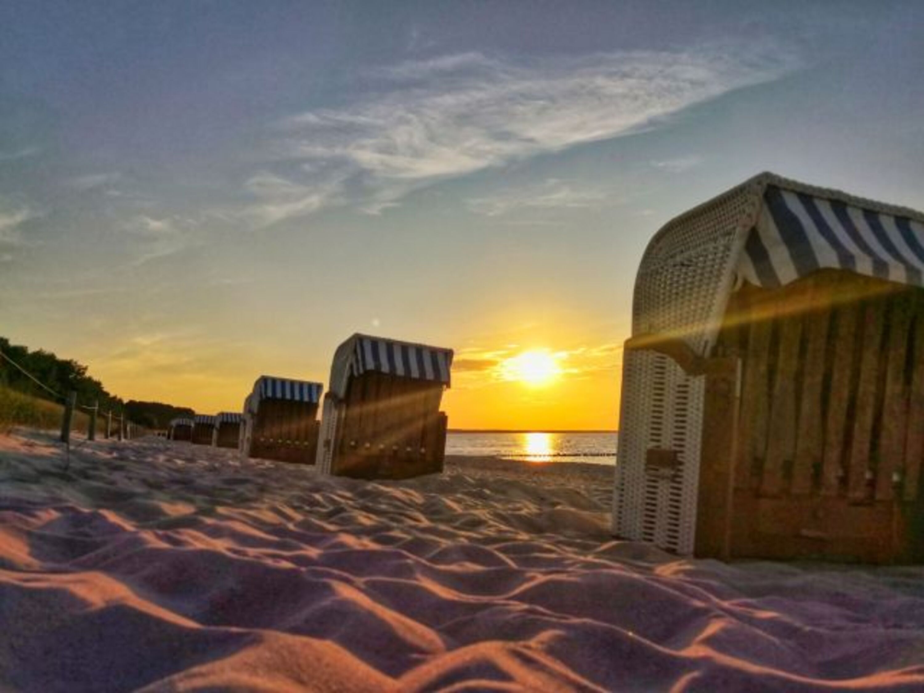 Strandurlaub an der Ostsee.