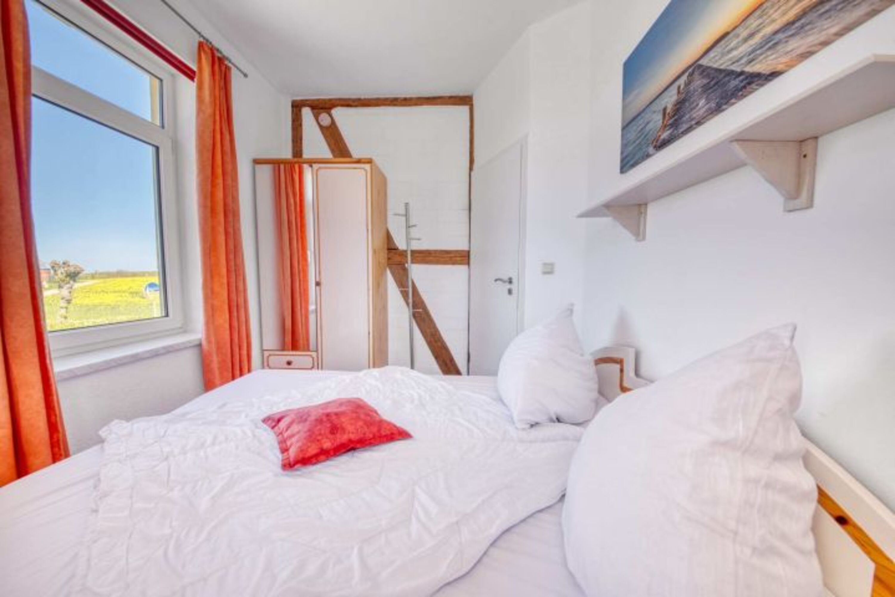 Eines der beiden Schlafzimmer.