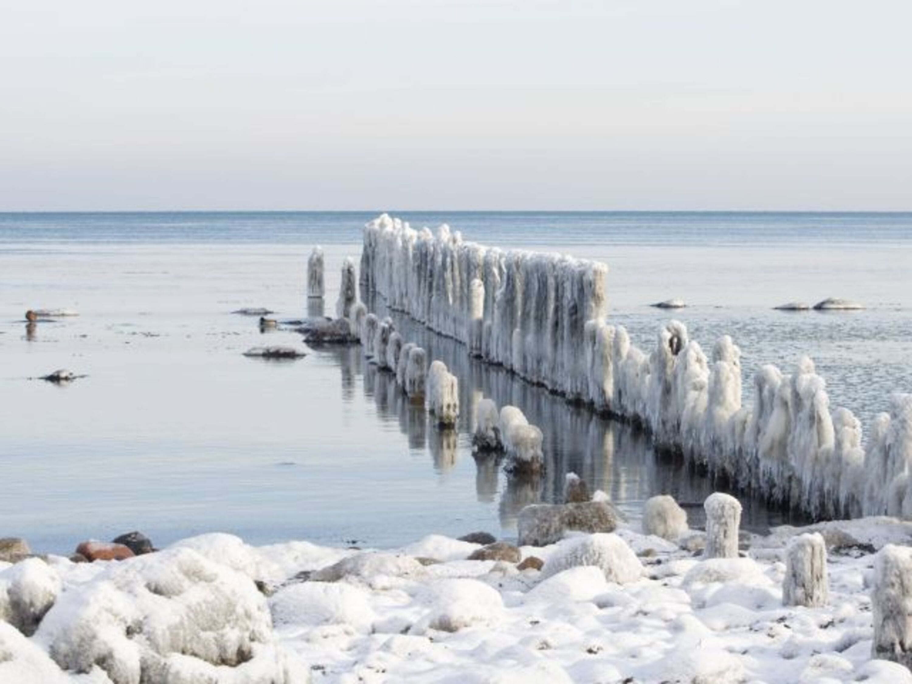 Der Winter auf Rügen.