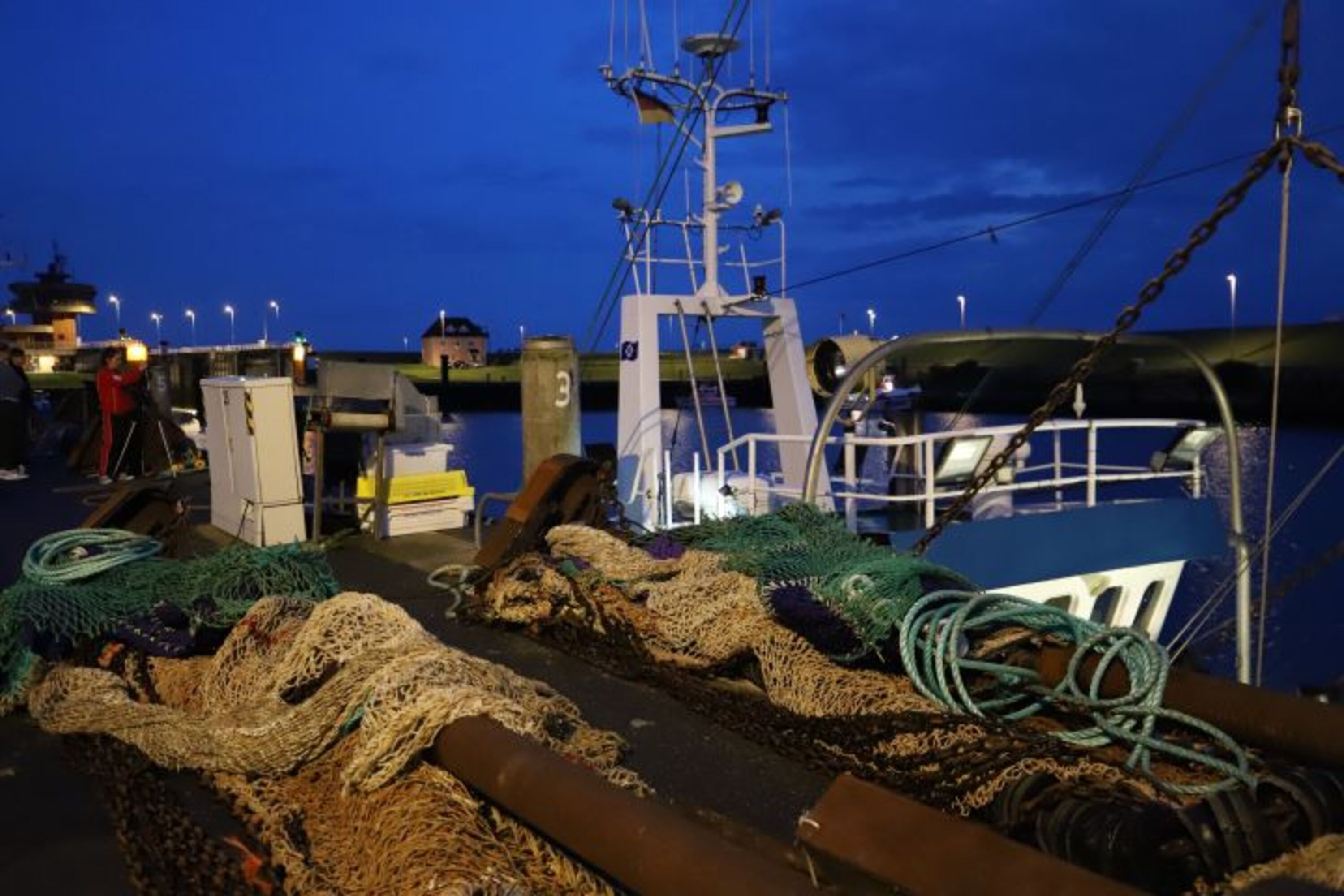 Hafen bei Nacht
