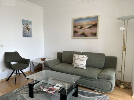 Wohnzimmer mit Schlafcouch