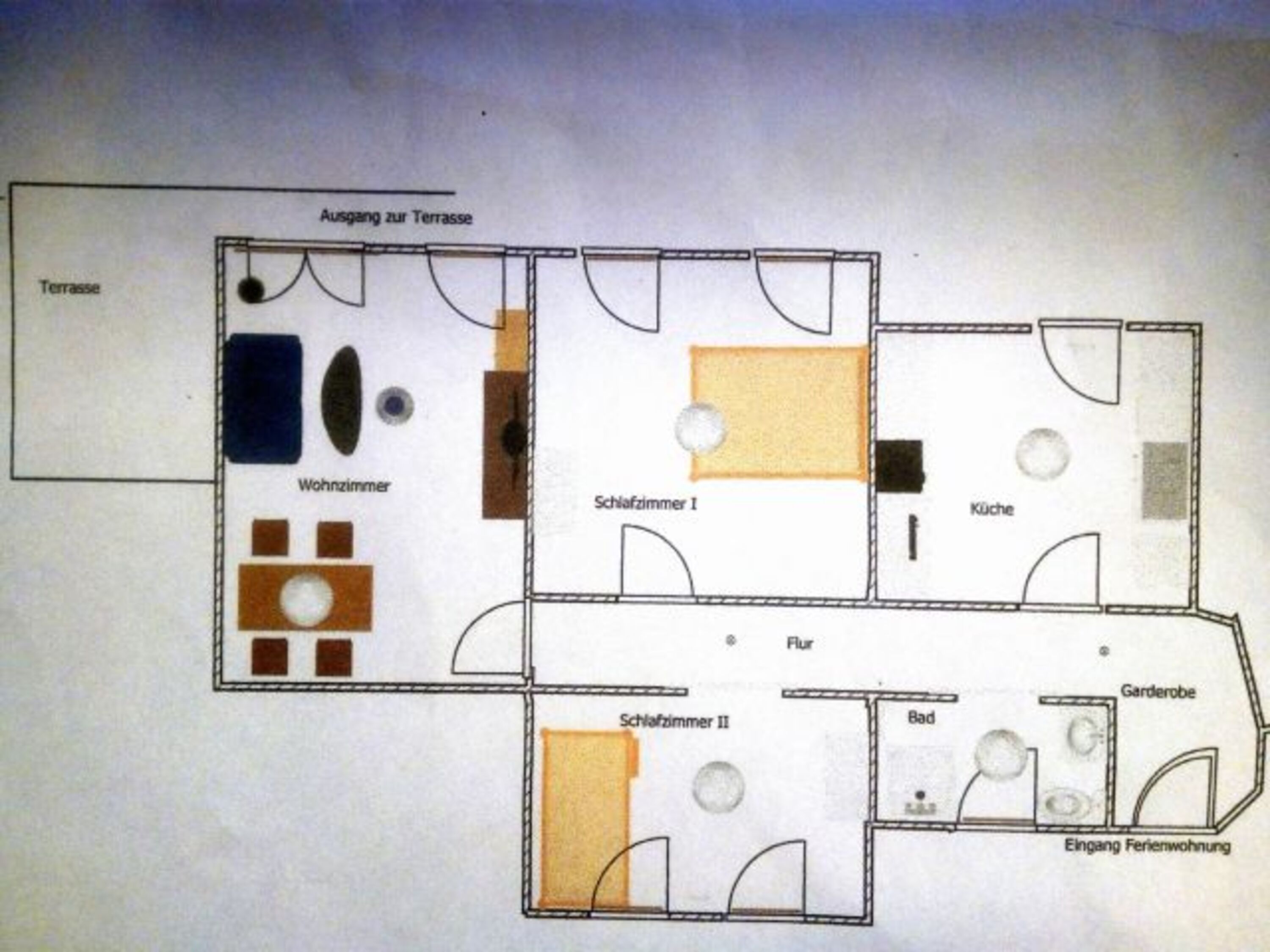 Grundriss Ferienwohnung