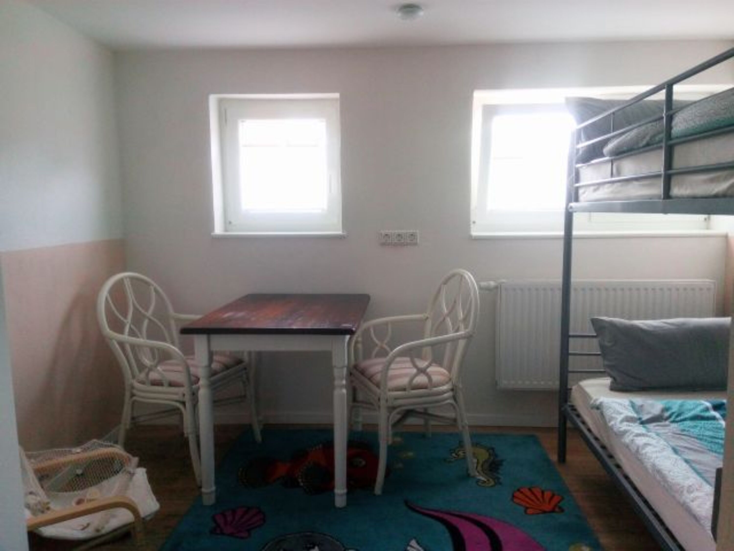 Schlafzimmer mit Etagenbett