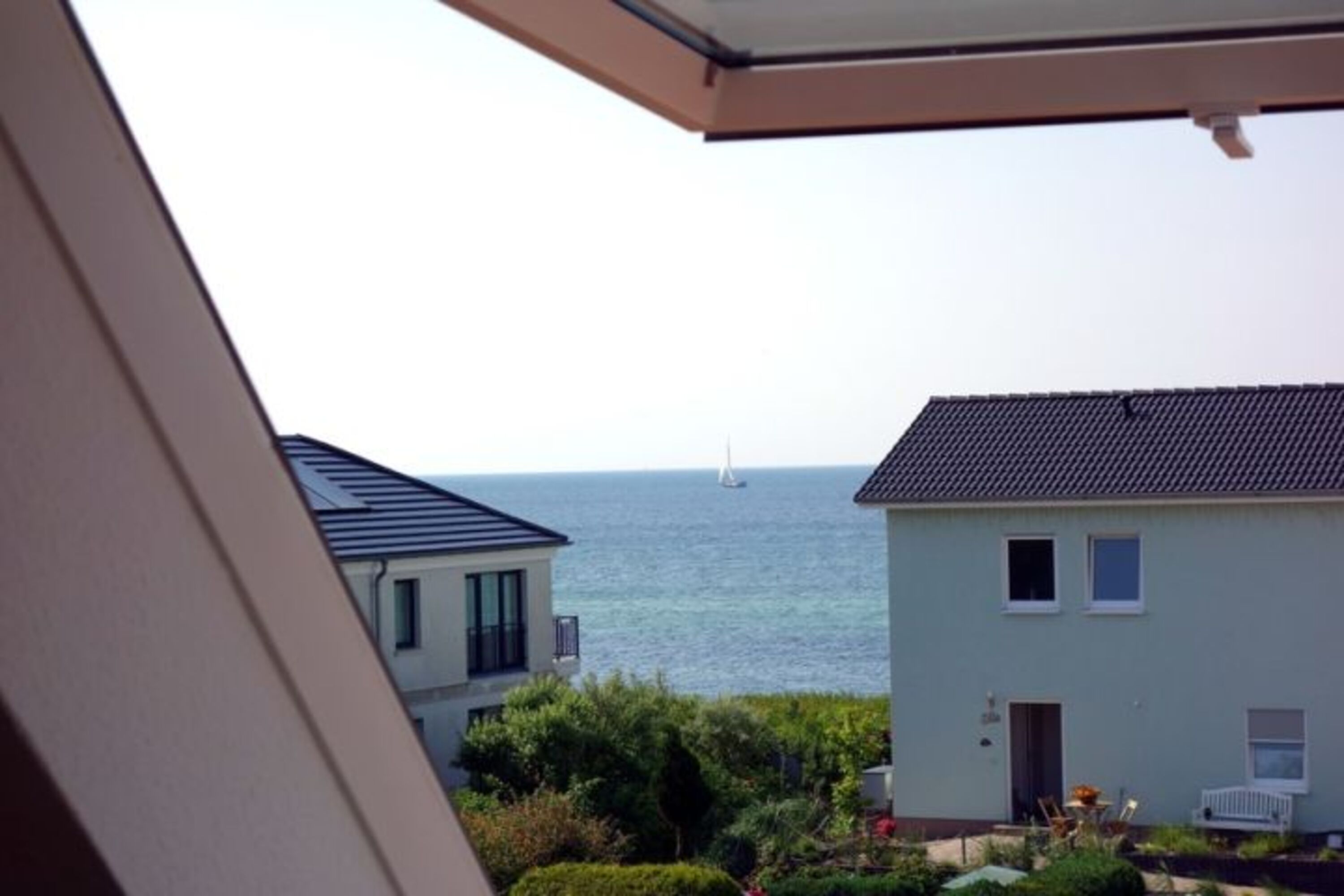 Blick aus dem Dachfenster