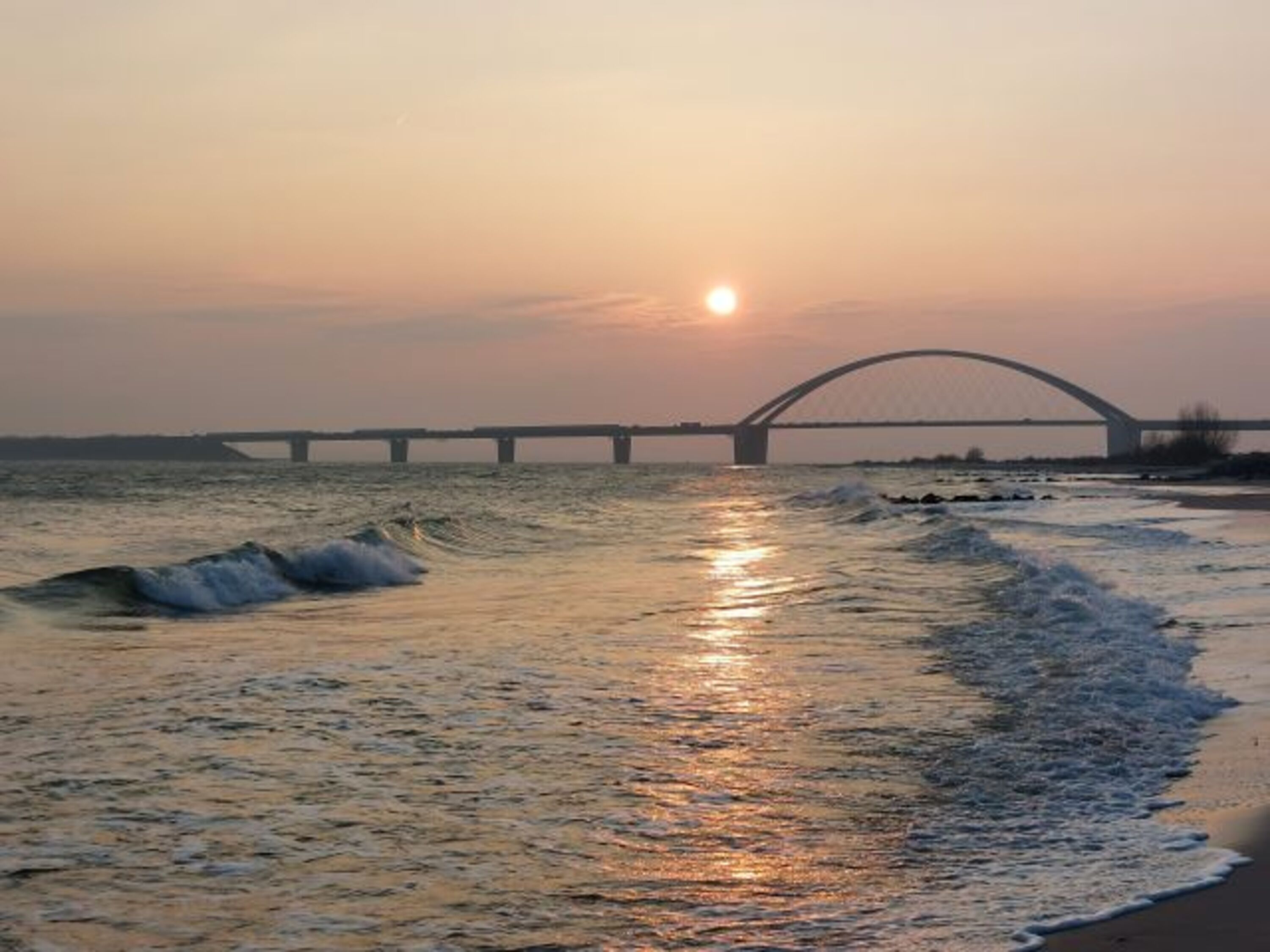Strand im Winter