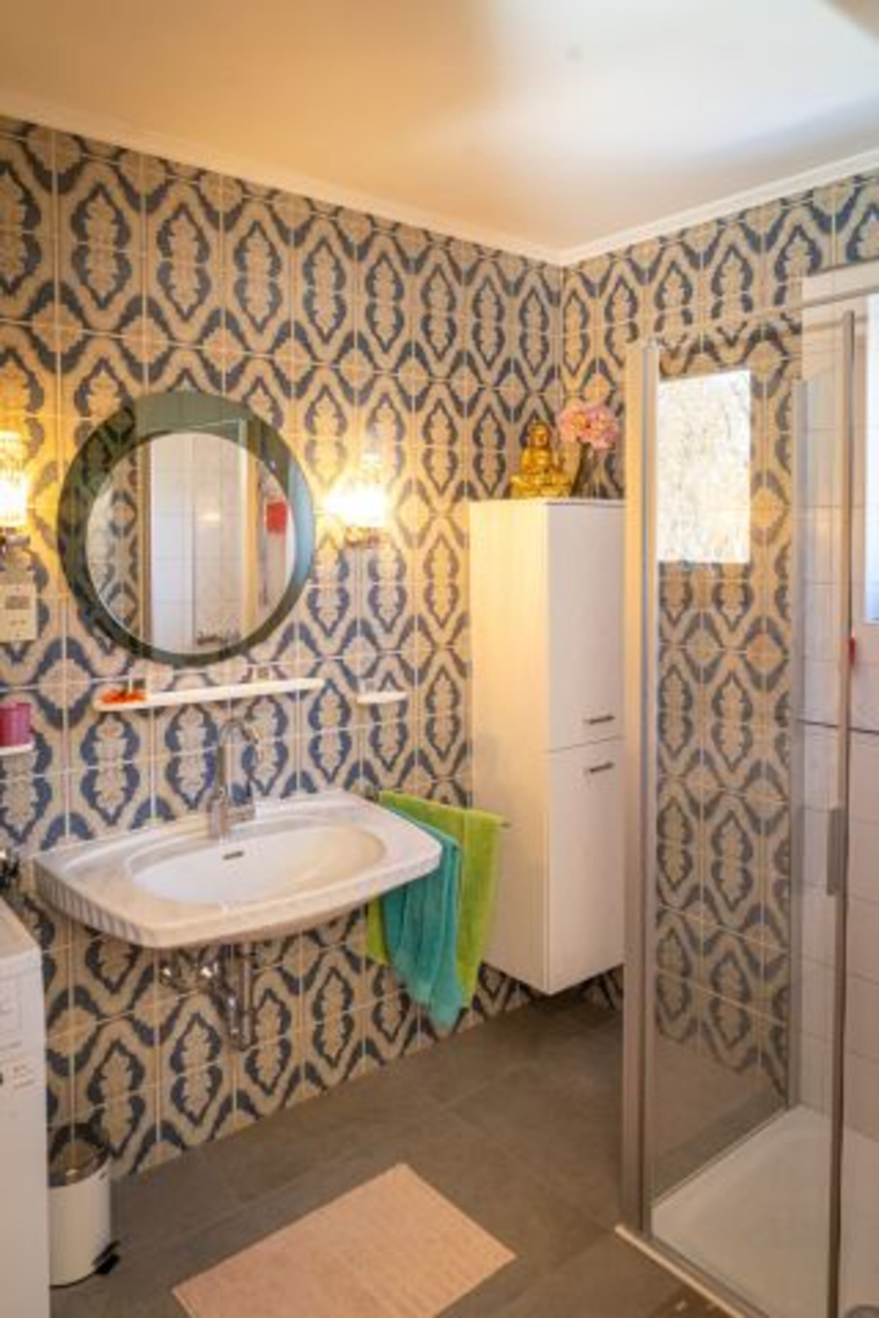 Duschbad im Retroschick