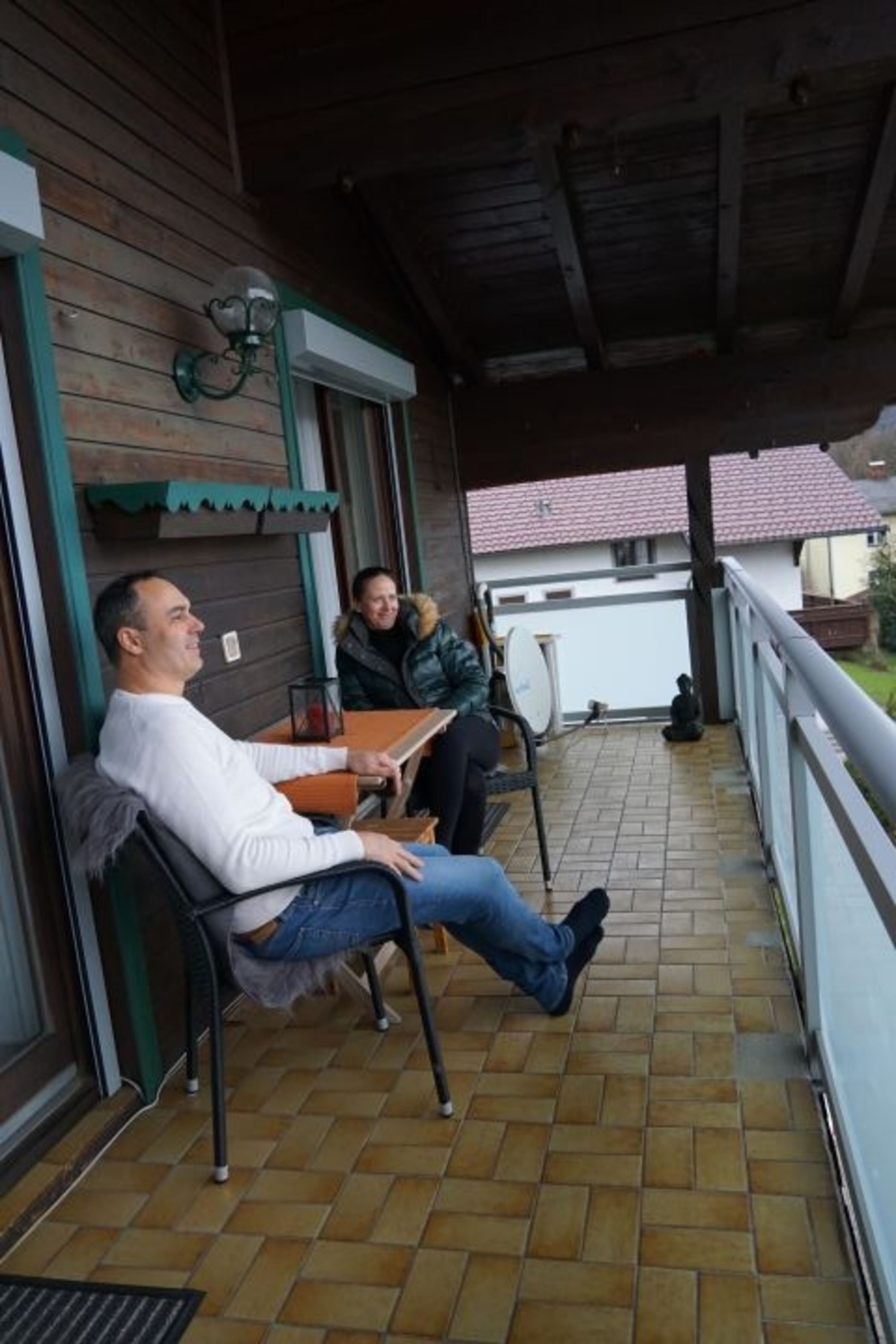 Großer Südbalkon mit traumhafem Bergblick