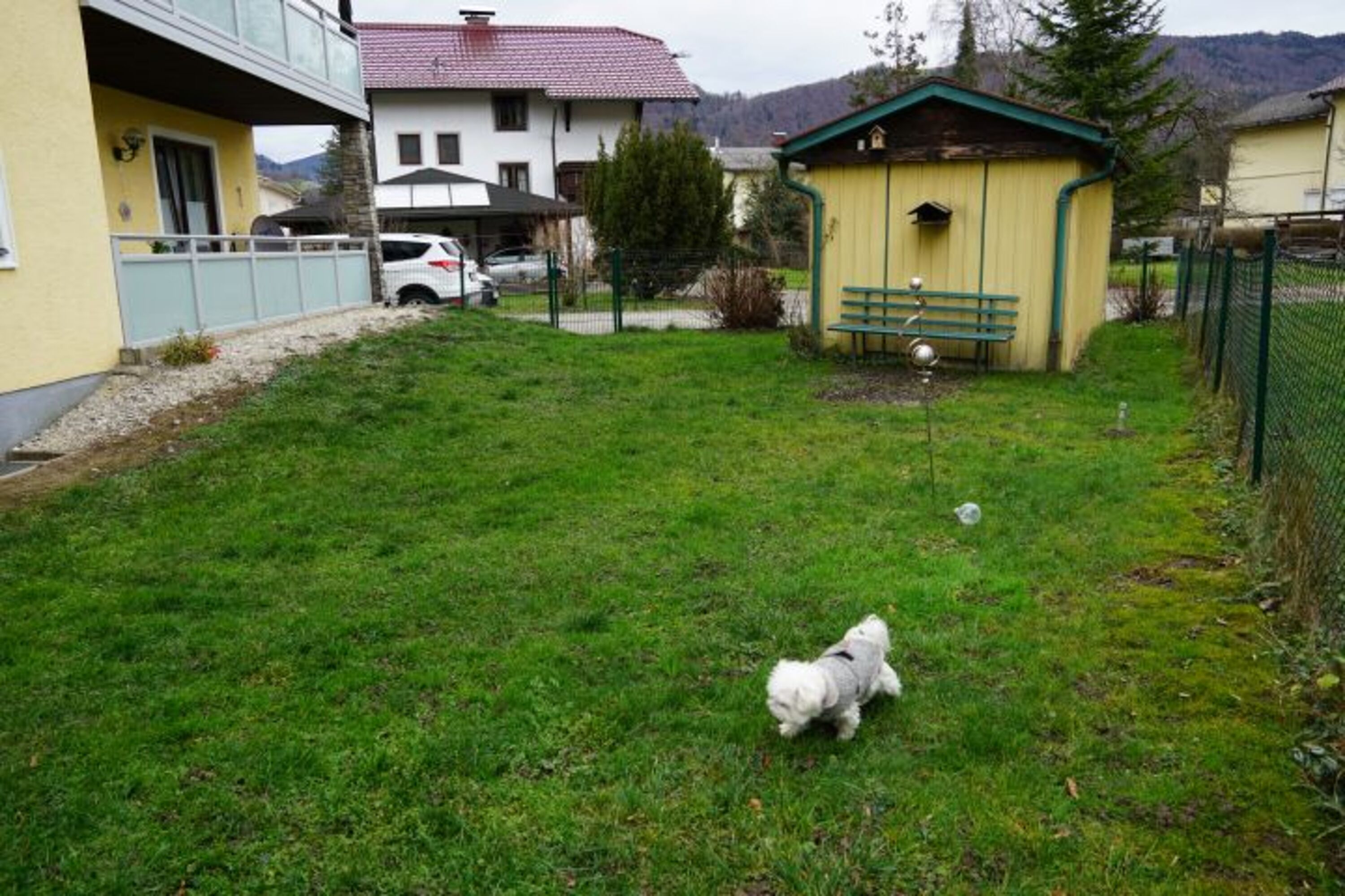 10qm Garten 125 cm hoch eingezäunt