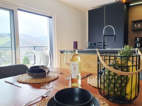 Ausgang zum großen Balkon