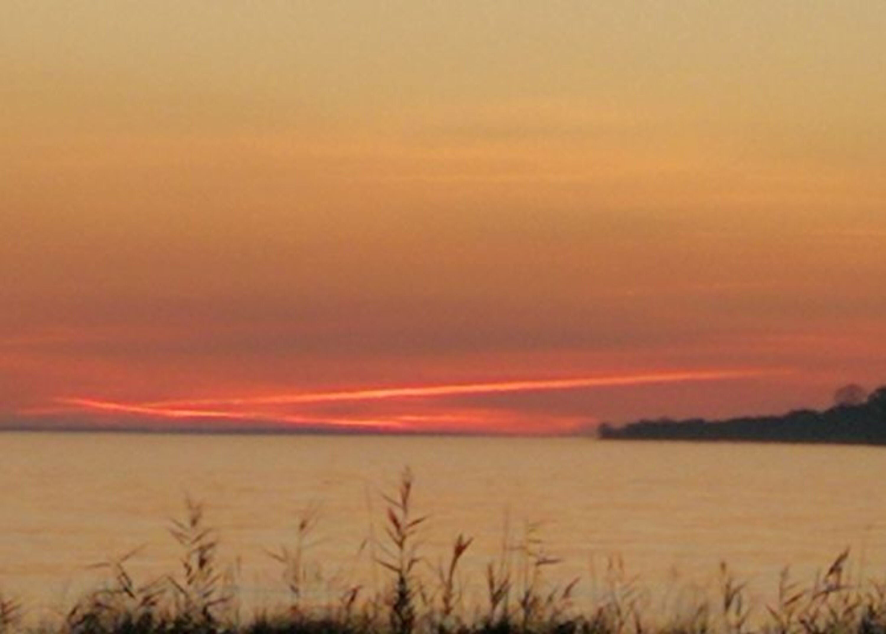Saaler Bodden am Abend