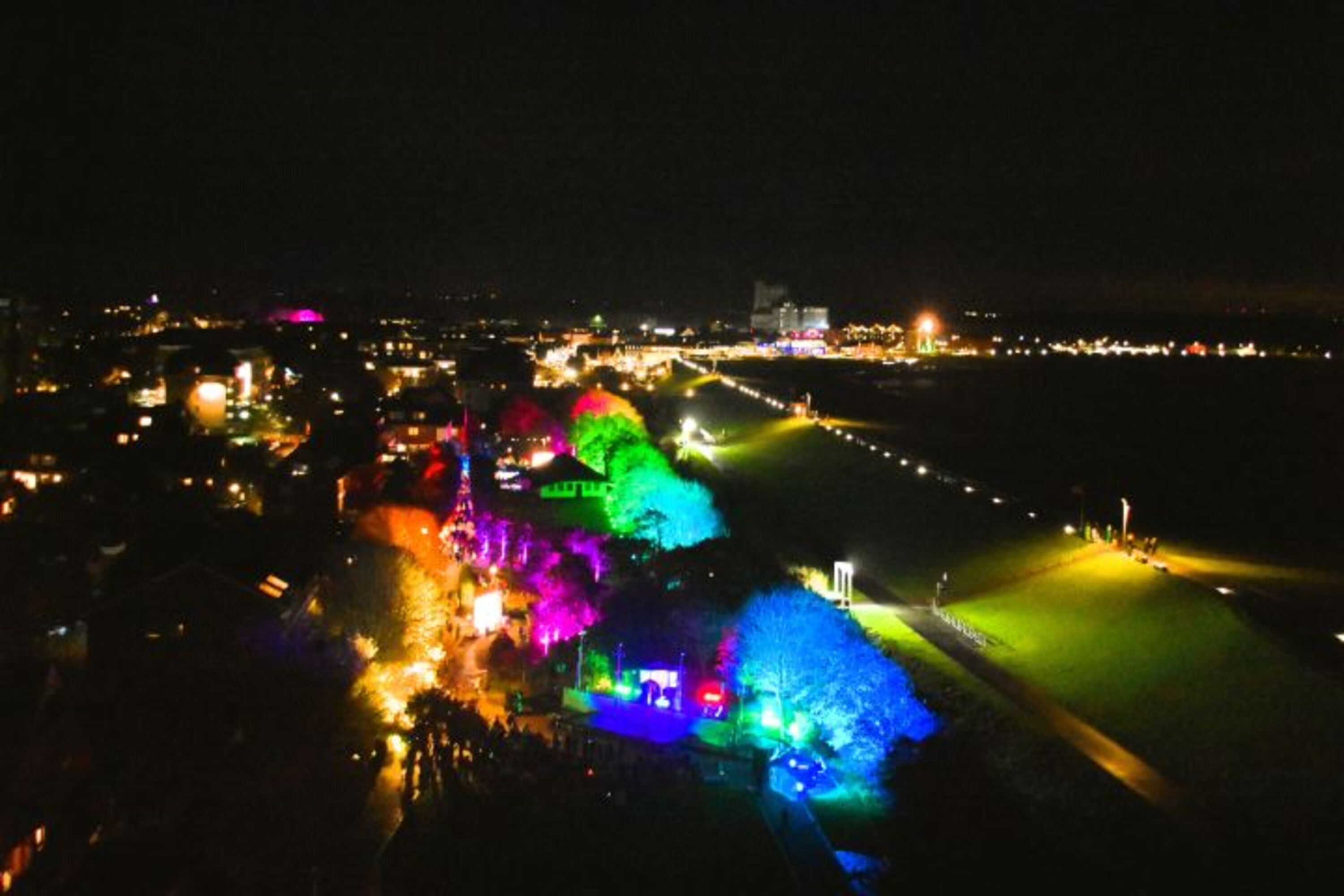 Kurpark beim Lichterfest