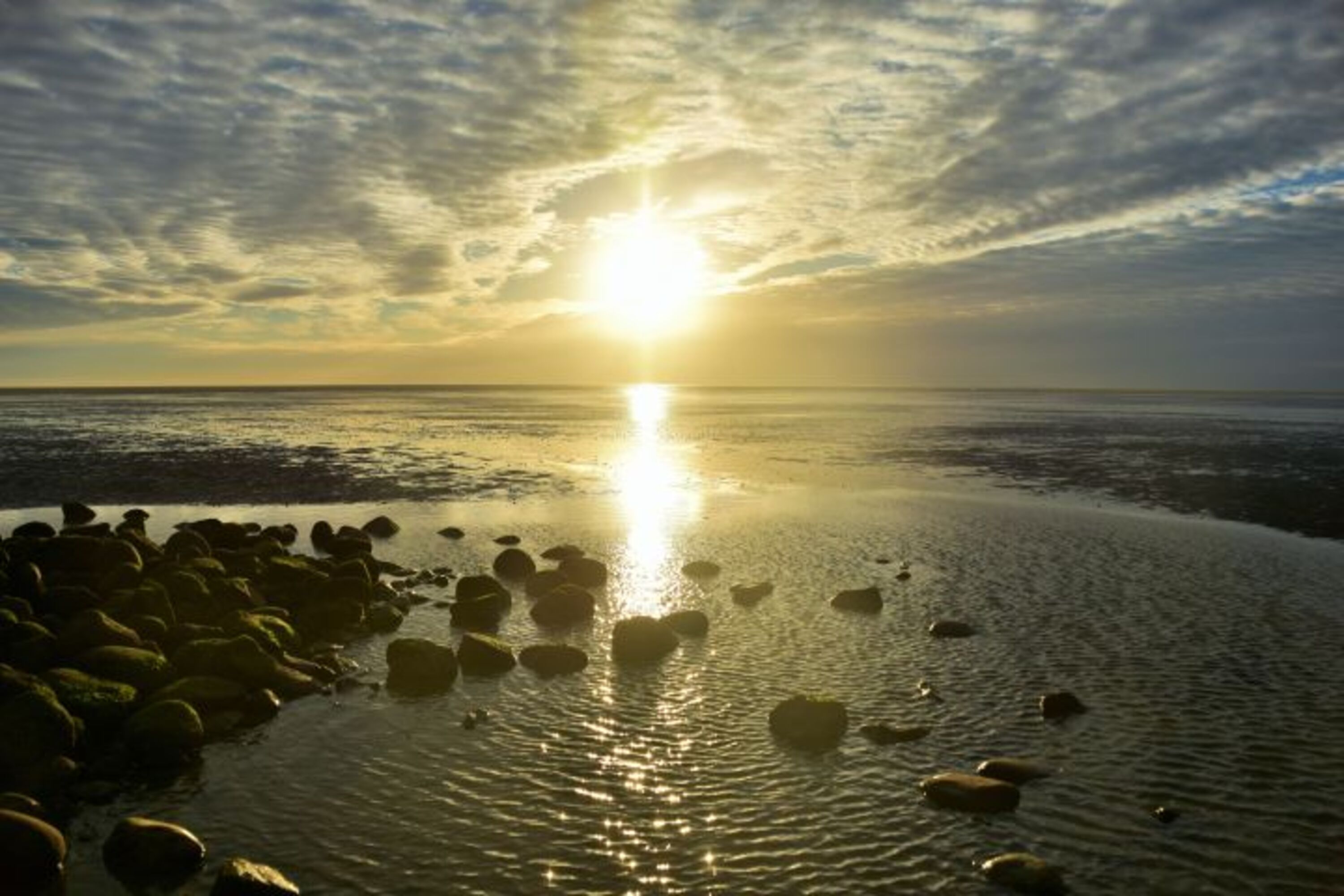 Sonnenuntergang über dem Meer